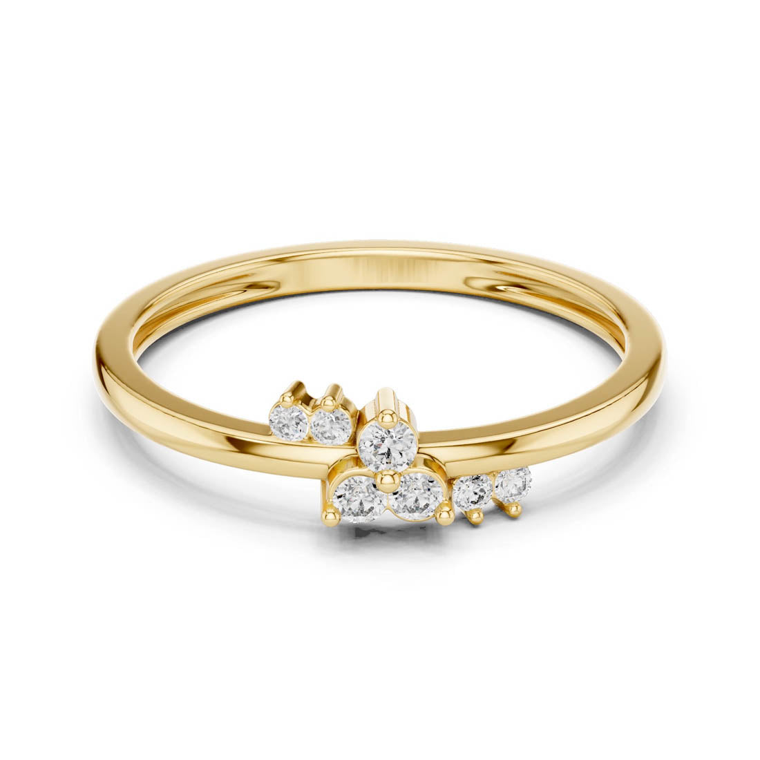 .09 Ct. Diamond Cluster Accent Ring (LR-01 (95)) 5