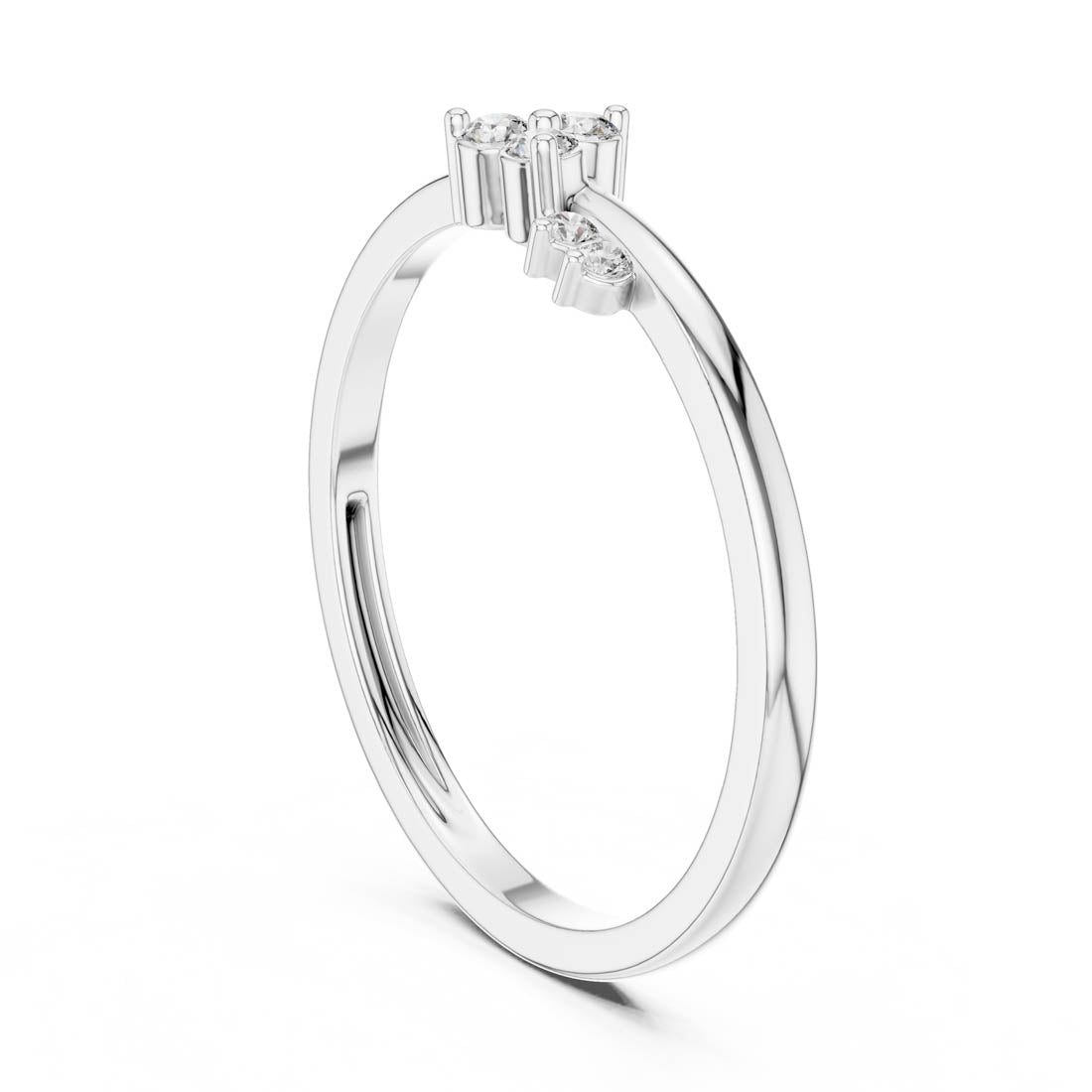 .09 Ct. Diamond Cluster Accent Ring (LR-01 (95)) 6