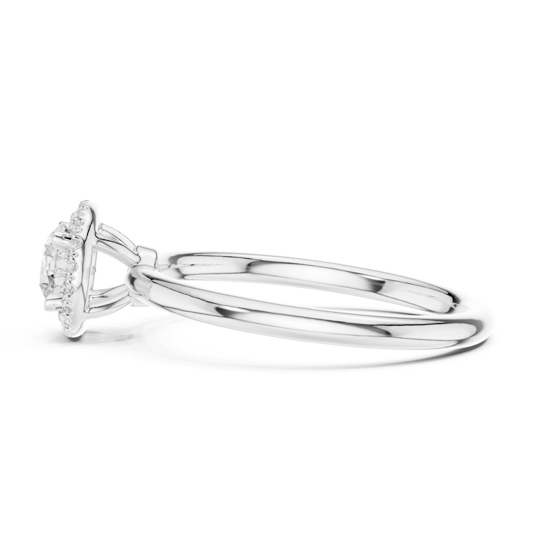 .59 Ct. Round Diamond Halo Solitaire Ring (LR-0215) 12