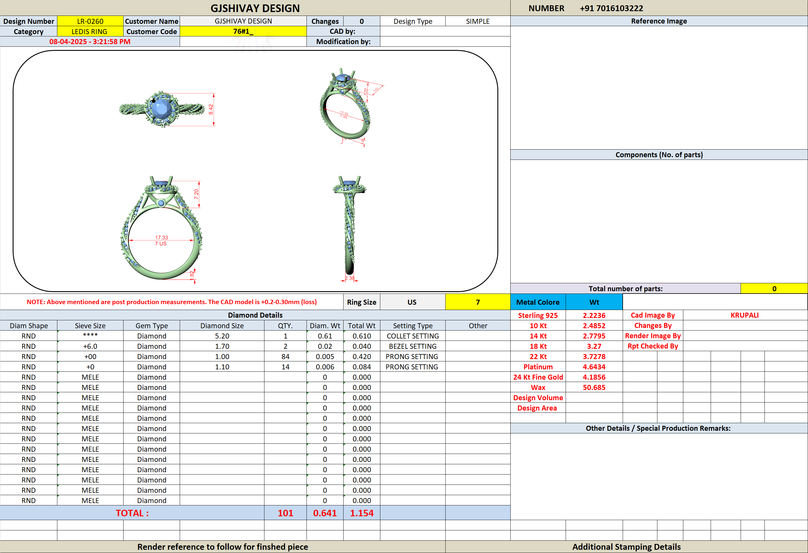 1.15 Ct. Diamond Solitaire with Twisted Rosette Halo and Diamond-Set Twisted Band (LR-0260) 13