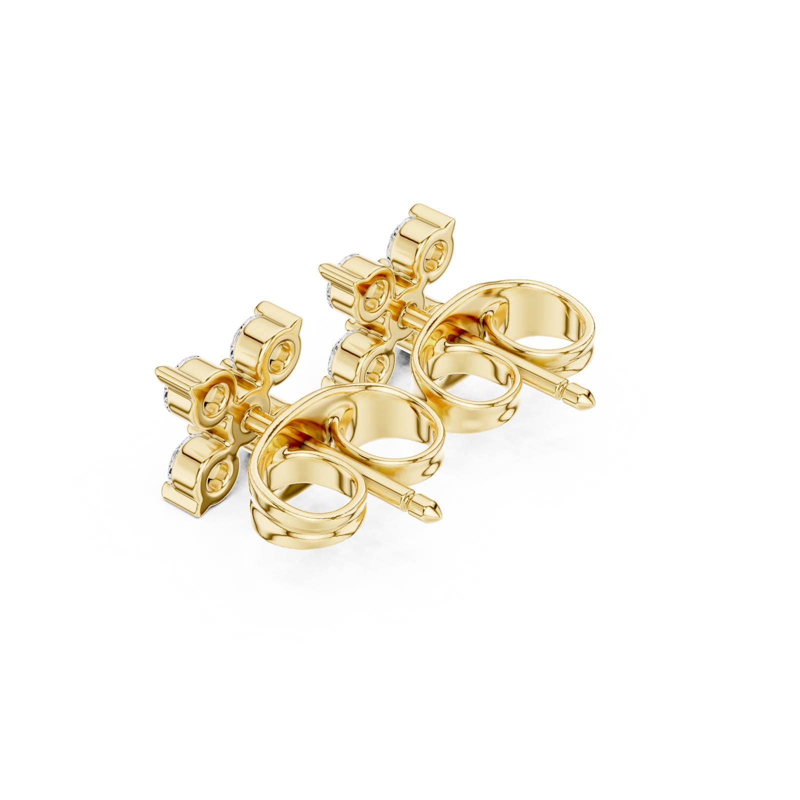 .21 קרט עגילי יהלום צמודים (SBER(31)) 9