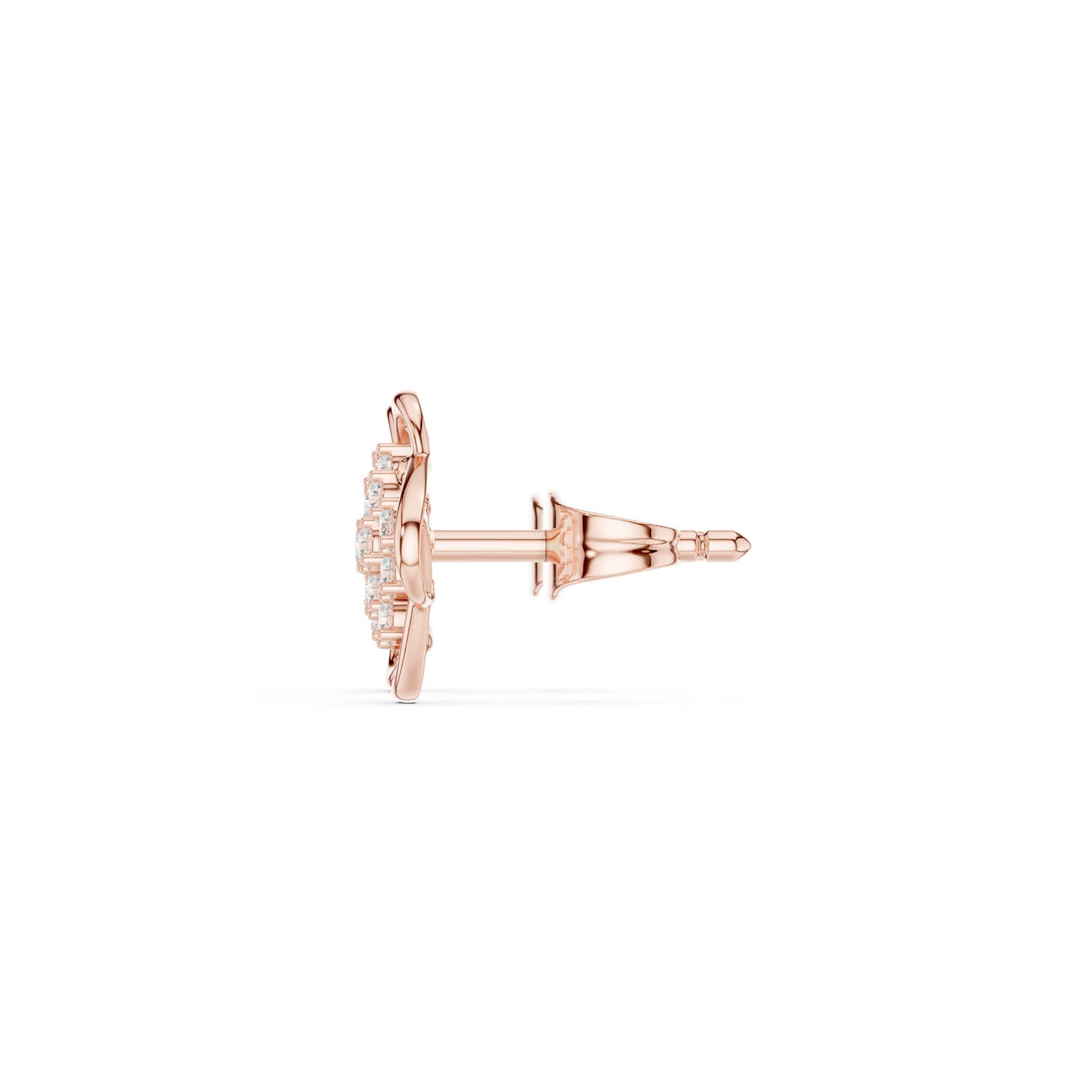 .15 Ct. Diamond Cluster Openwork Earrings (SBER(39)) 10
