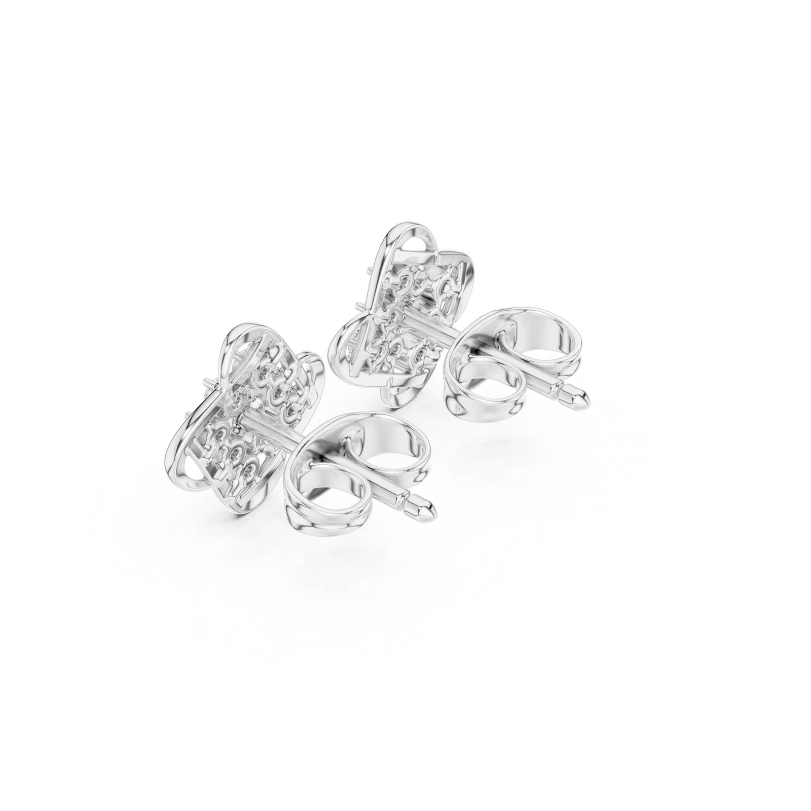 .15 Ct. Diamond Cluster Openwork Earrings (SBER(39)) 13