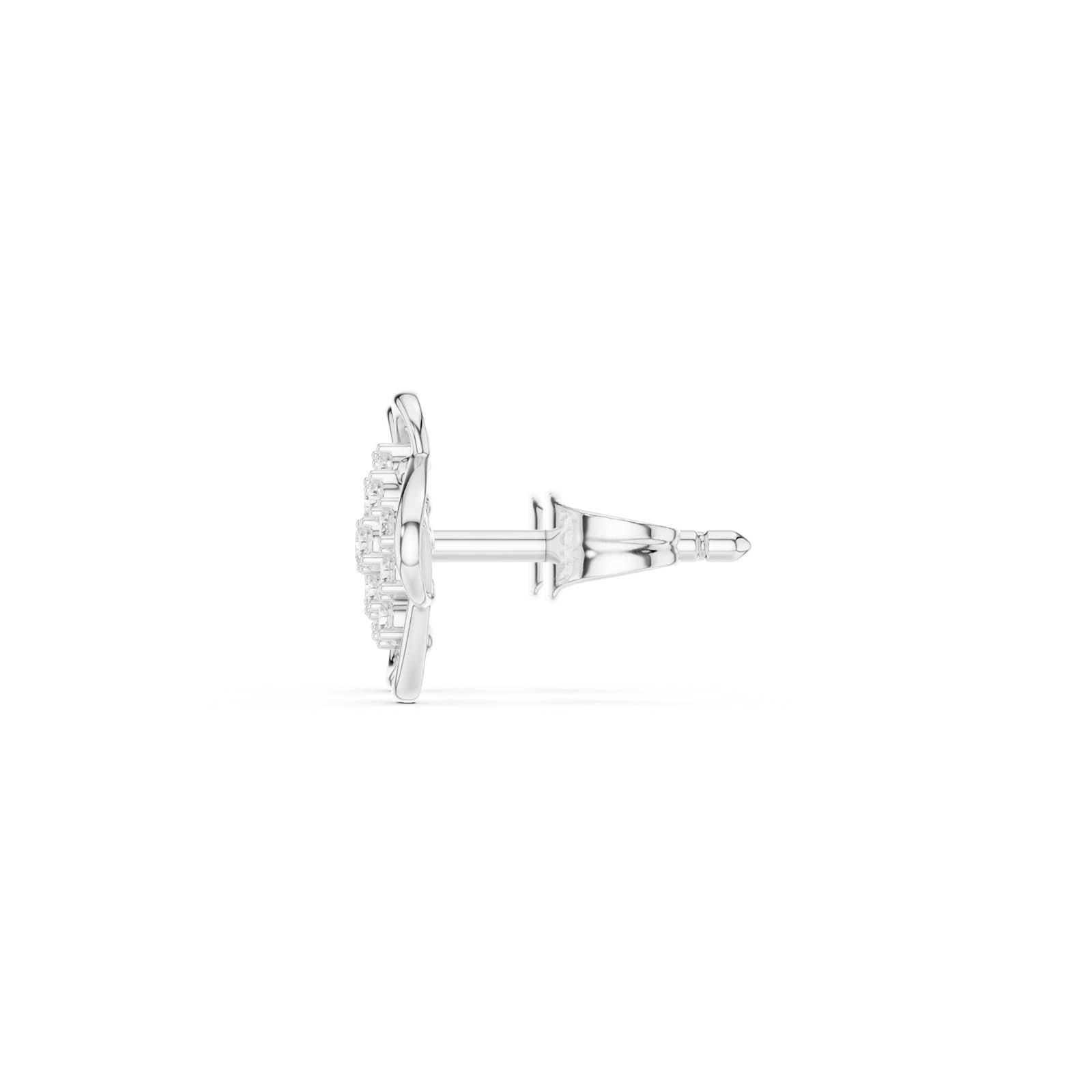 .15 Ct. Diamond Cluster Openwork Earrings (SBER(39)) 5