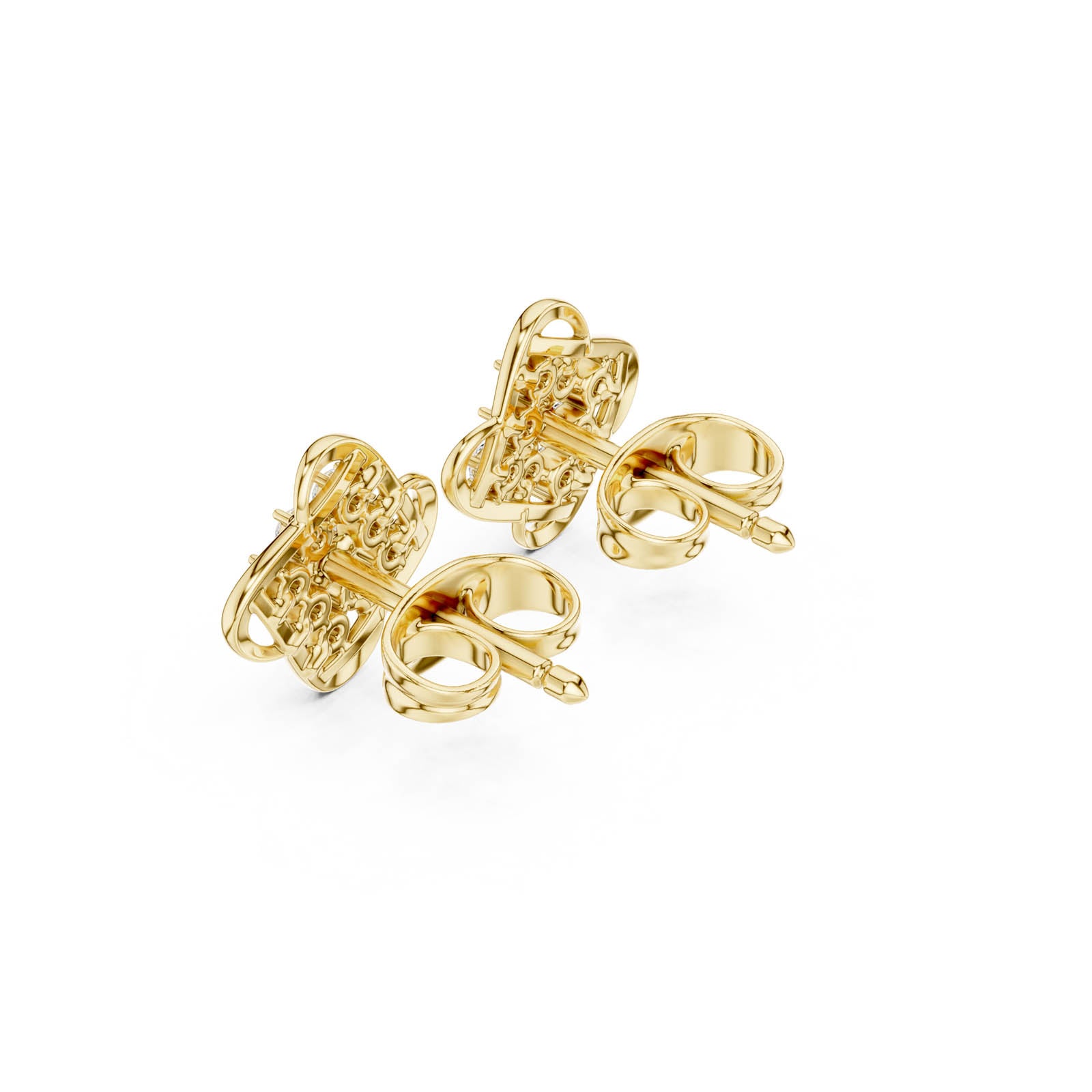 .15 Ct. Diamond Cluster Openwork Earrings (SBER(39)) 6