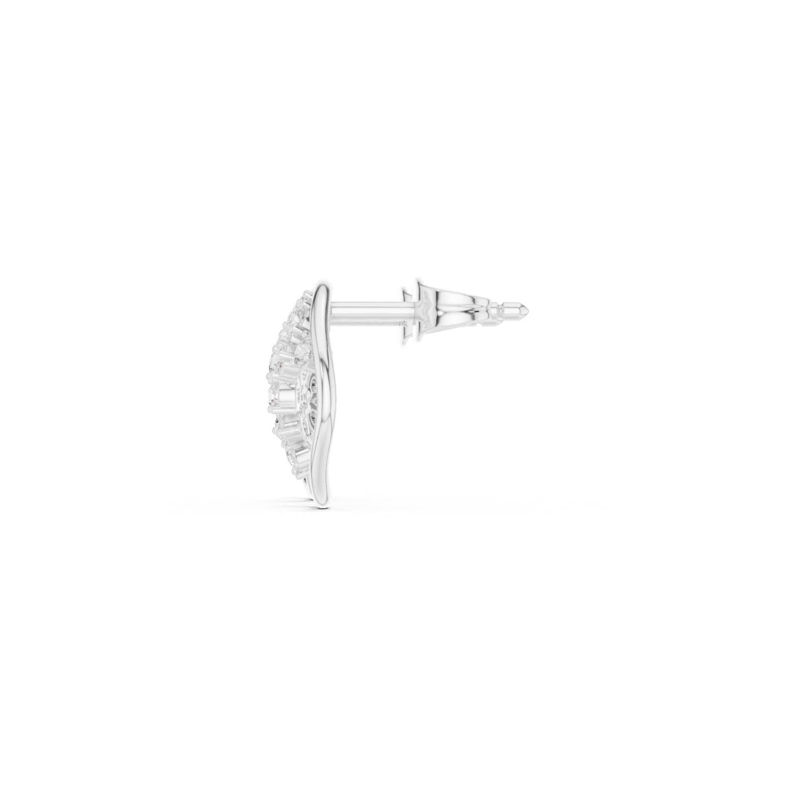 .38 Ct. Round Diamond Cluster Open Frame Earrings (SBER(45)) 5