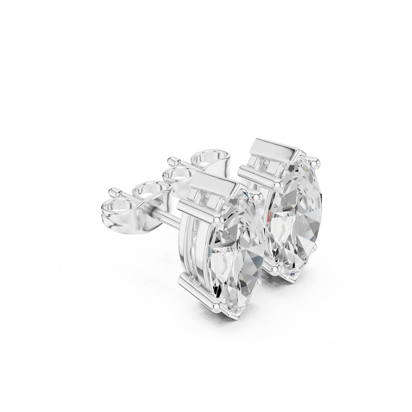 3.00 Ct. Marquise Diamond Stud Earrings (SBER(4)) 6