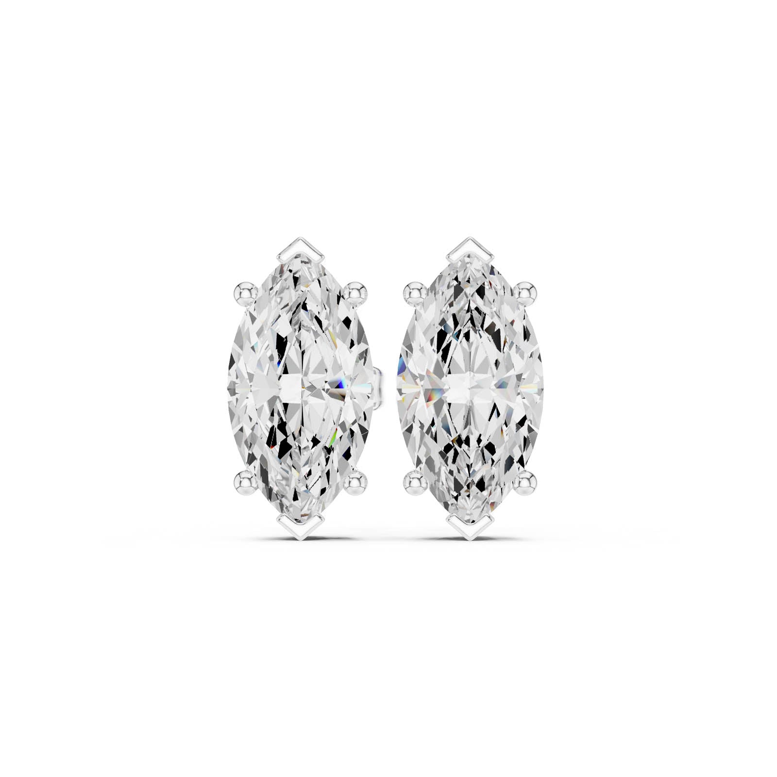 3.00 Ct. Marquise Diamond Stud Earrings (SBER(4)) 1