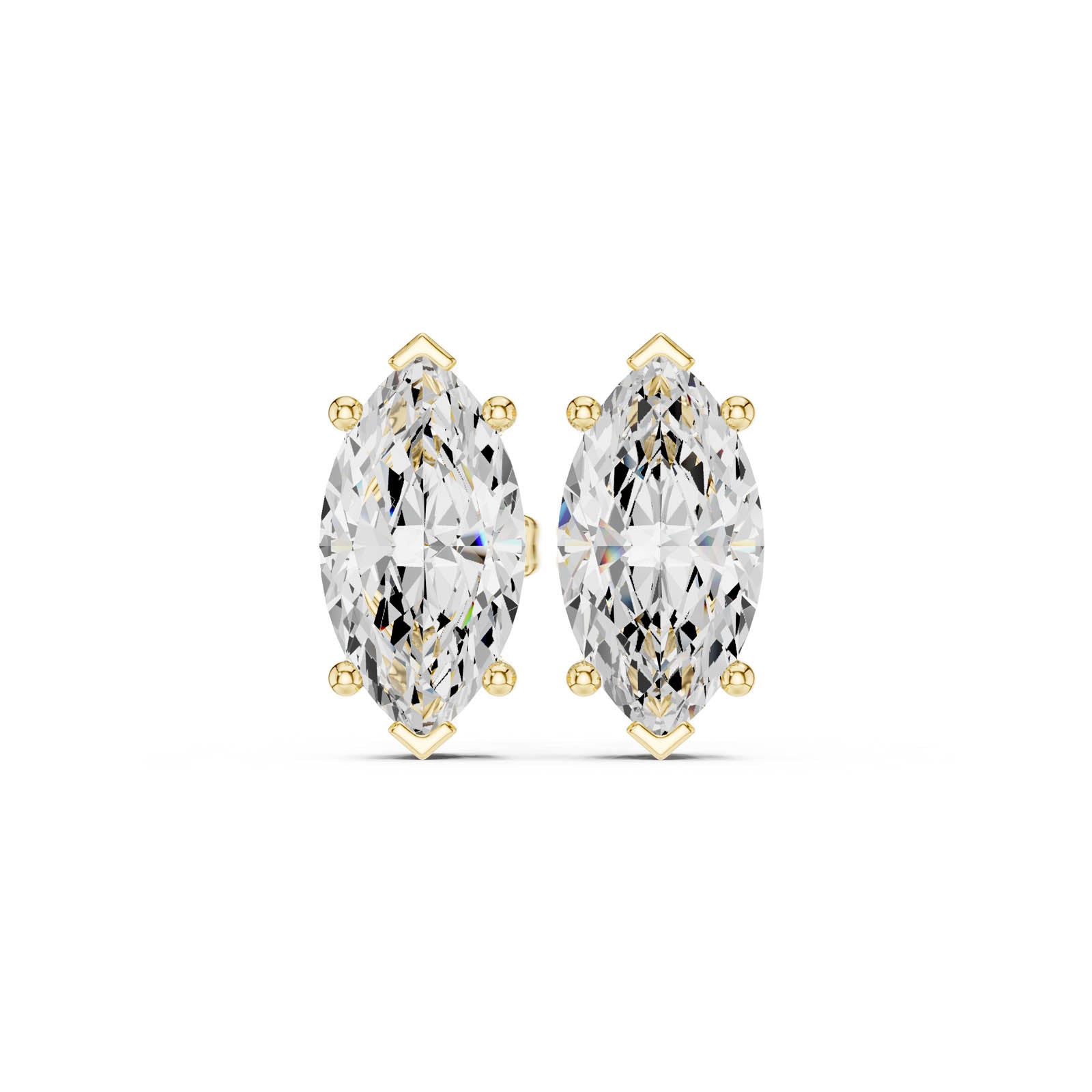 3.00 Ct. Marquise Diamond Stud Earrings (SBER(4)) 11