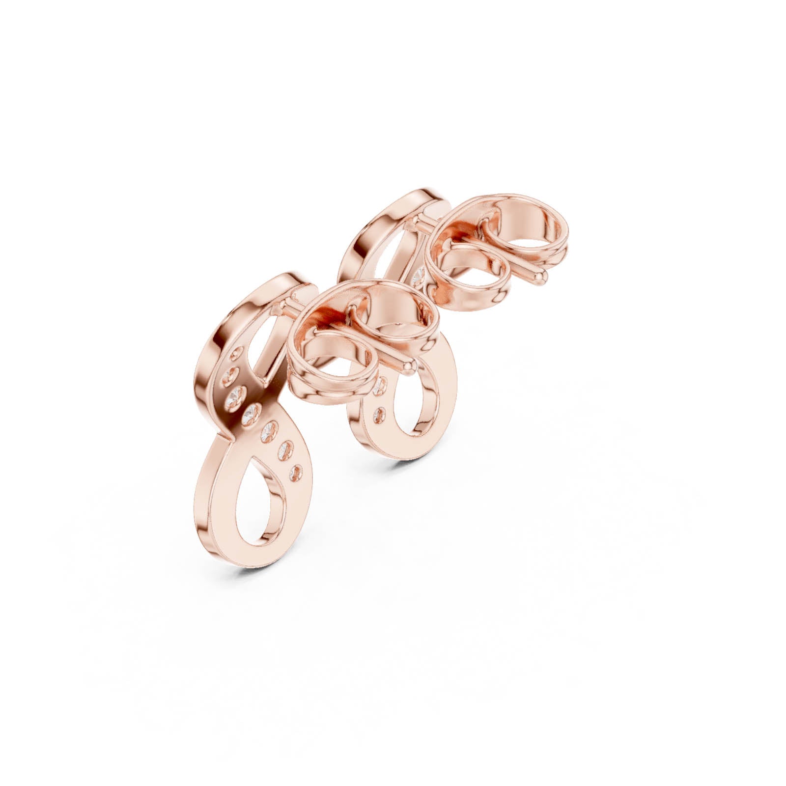 .16 Ct. Infinity Diamond Earrings (SBER(51)) 5