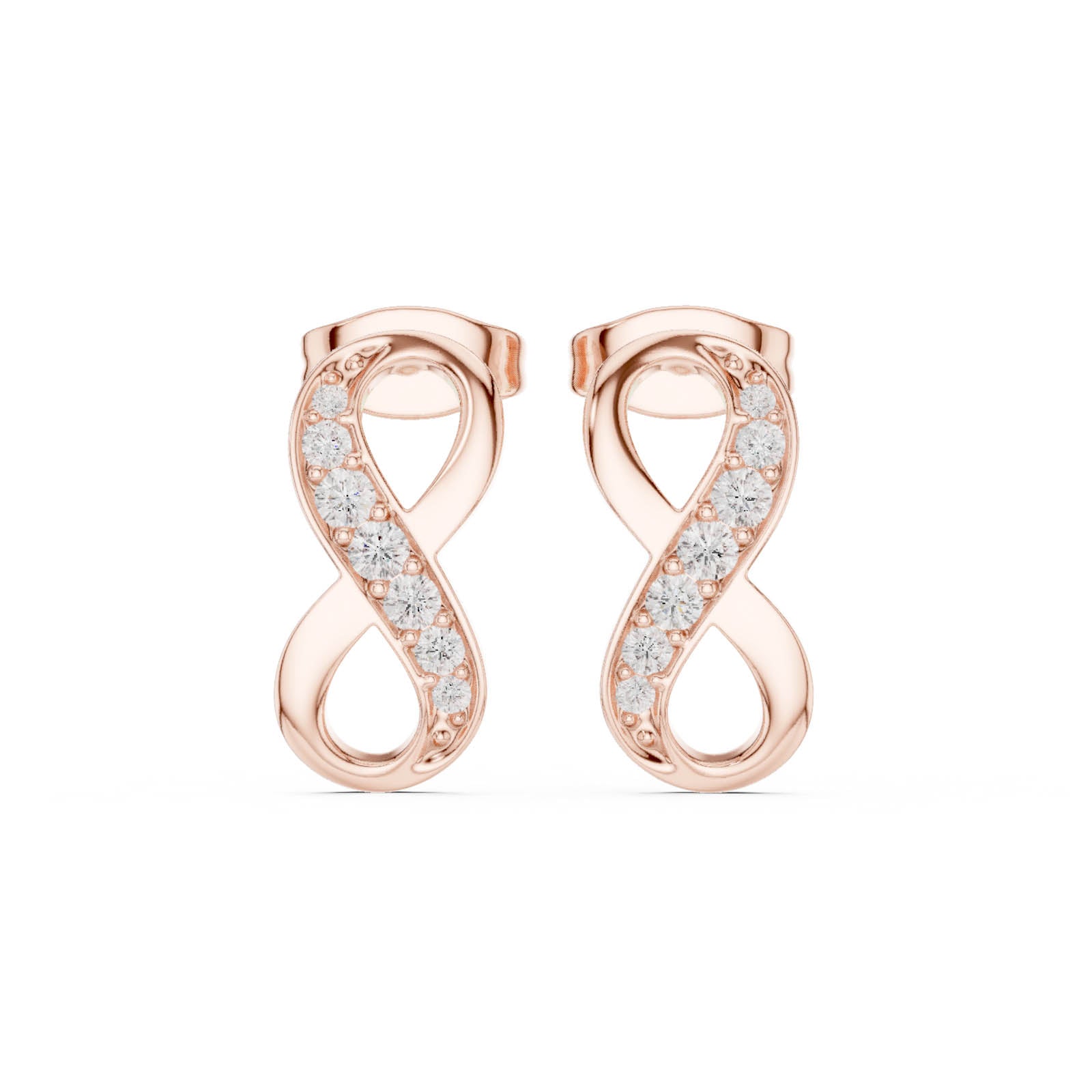 .16 Ct. Infinity Diamond Earrings (SBER(51)) 1