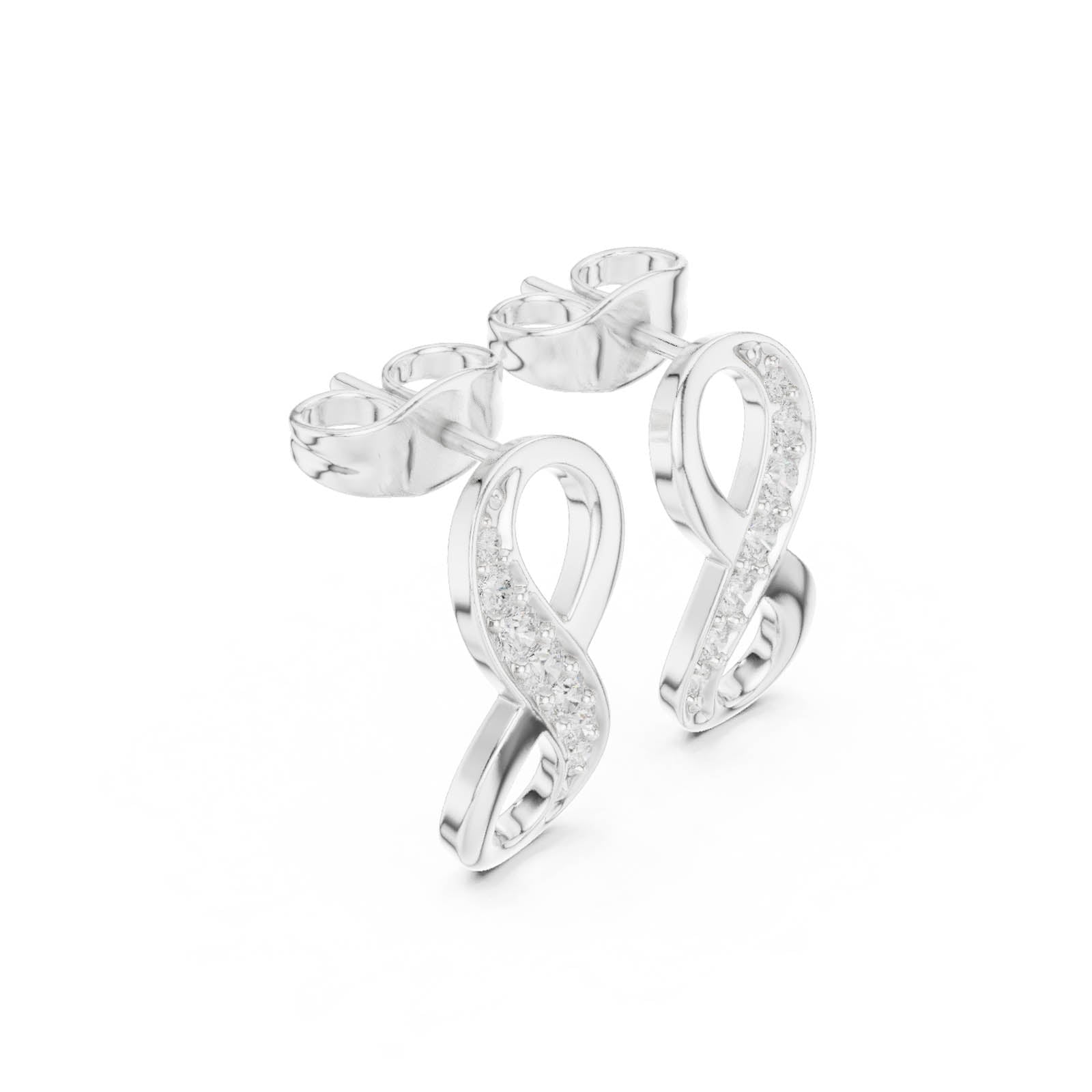 .16 Ct. Infinity Diamond Earrings (SBER(51)) 7
