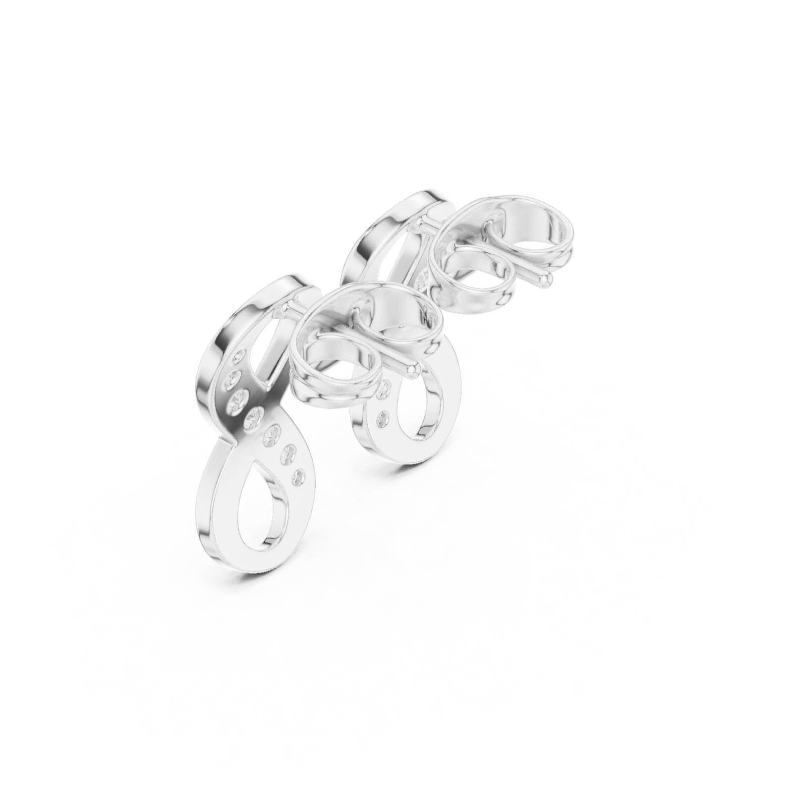 .16 Ct. Infinity Diamond Earrings (SBER(51)) 4