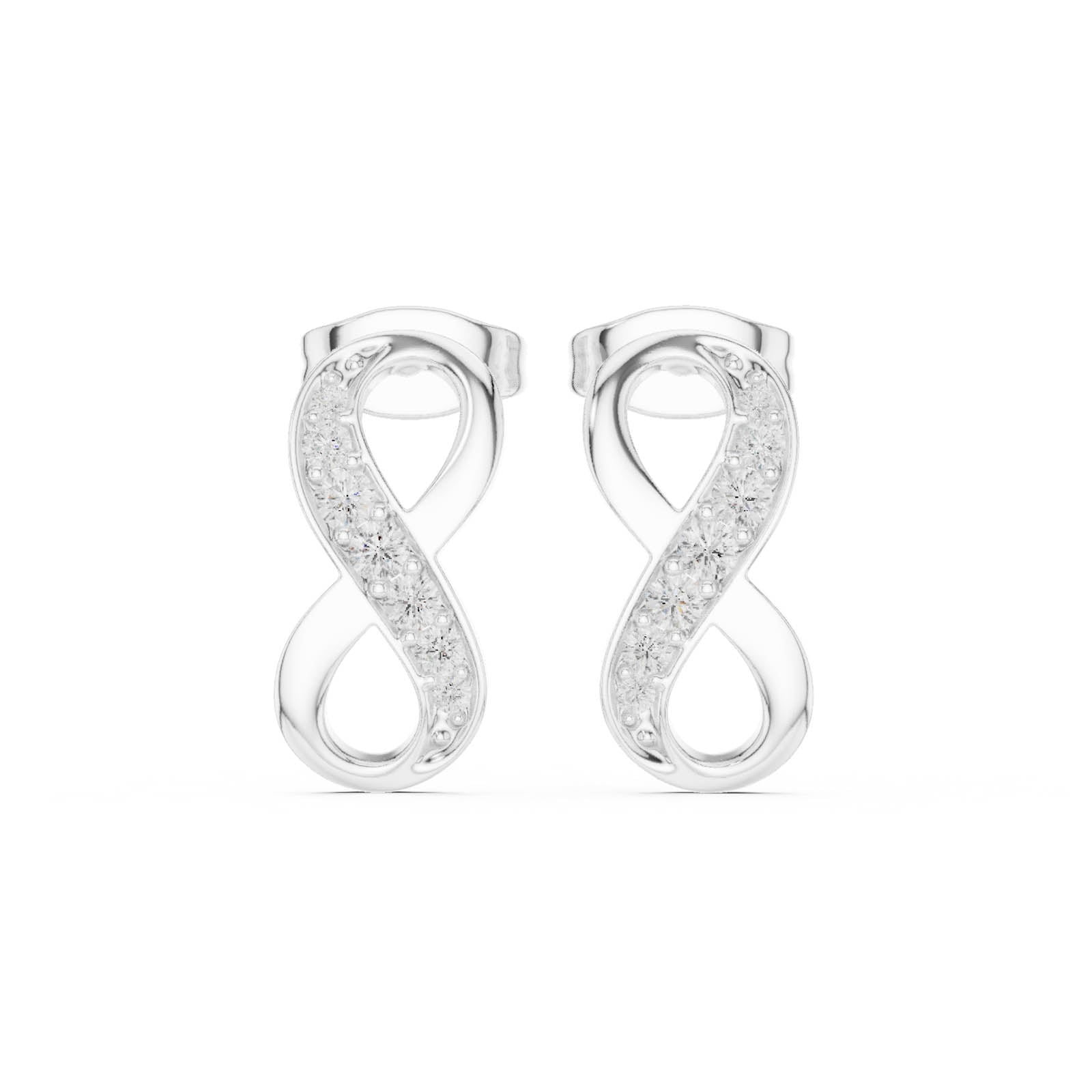 .16 Ct. Infinity Diamond Earrings (SBER(51)) 6