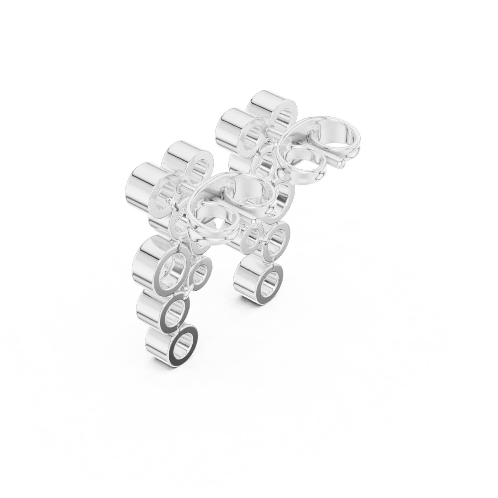 .79 Ct. Bezel-Set Round Diamond Drop Earrings (SBER(52)) 7