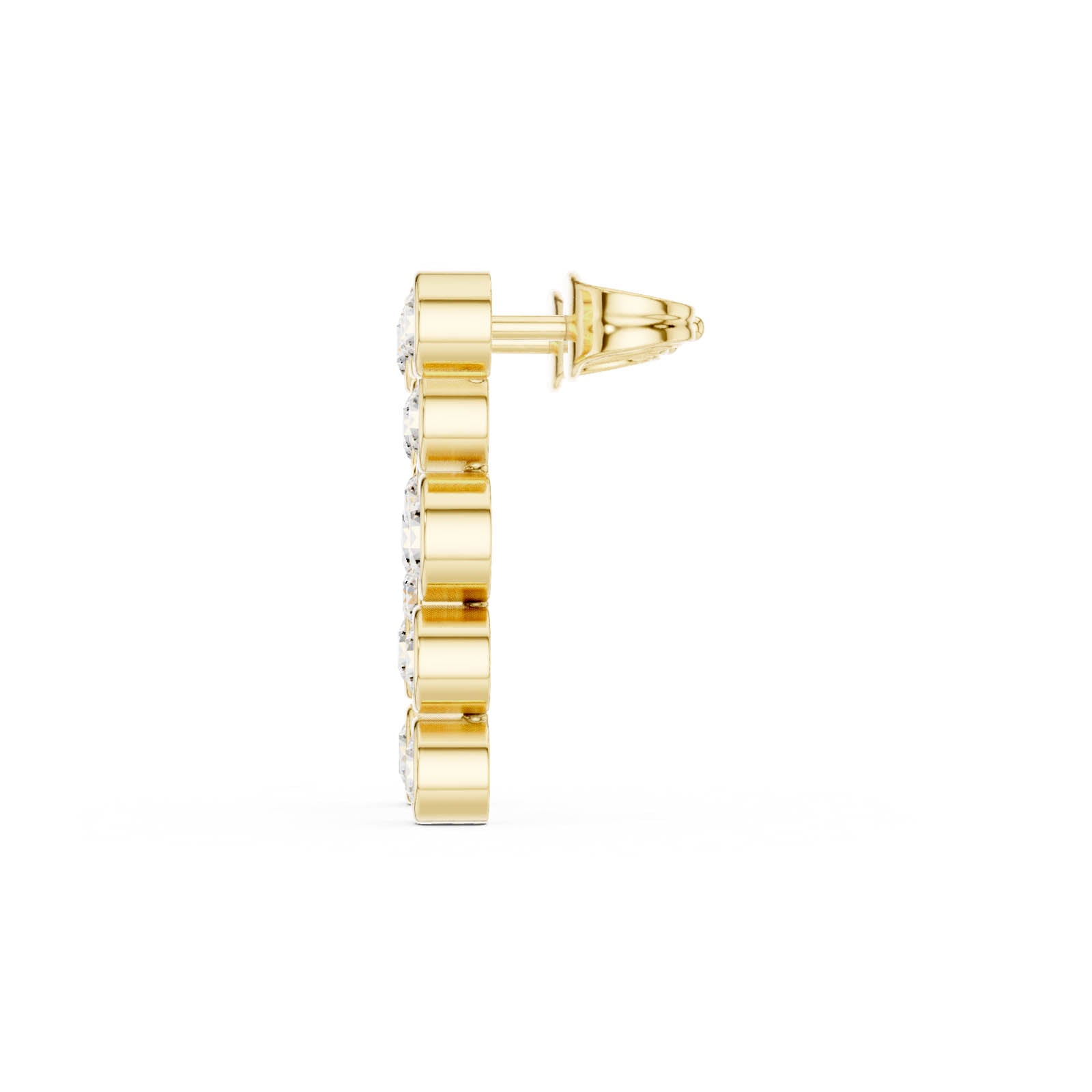 .79 Ct. Bezel-Set Round Diamond Drop Earrings (SBER(52)) 10