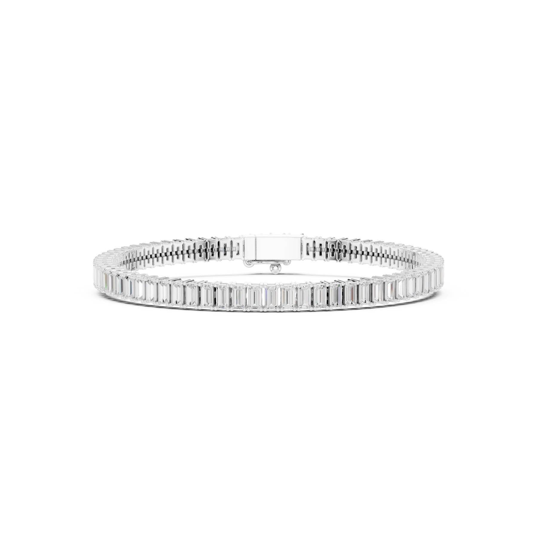 3.46 Ct. Baguette Diamond Tennis Bracelet (SBMB (3))