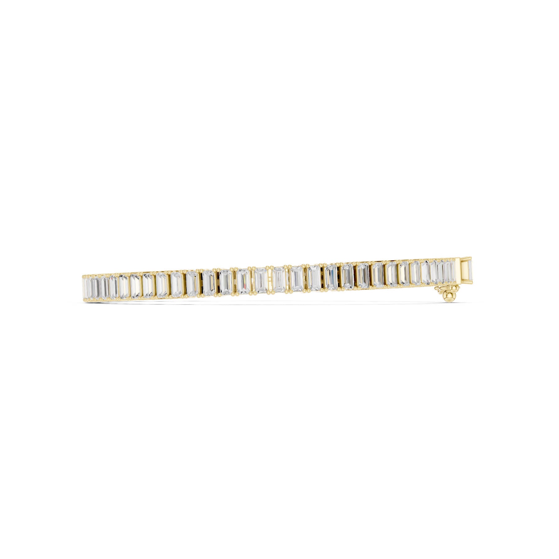 צמיד טניס עם יהלומים בחיתוך באגט, 3.46 קרט (SBMB (3)) 8