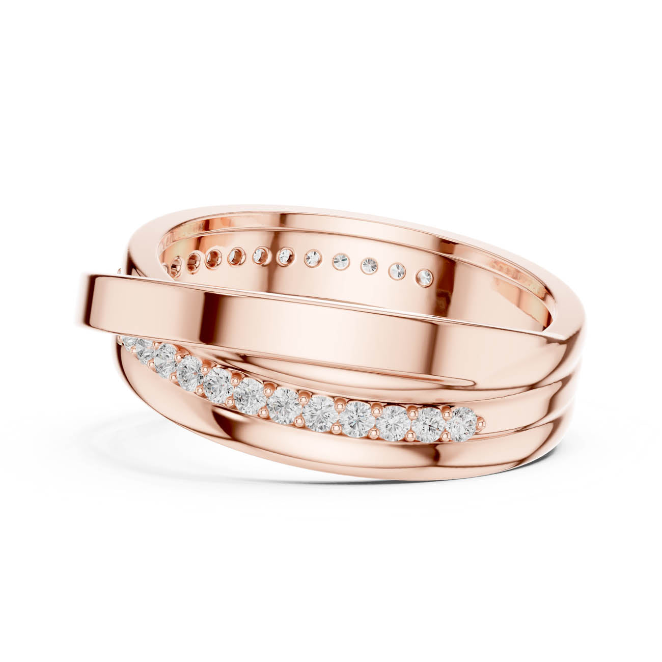 .29 Ct. Twisted Diamond Band with Pavé Accents (SBMR(41)) 12