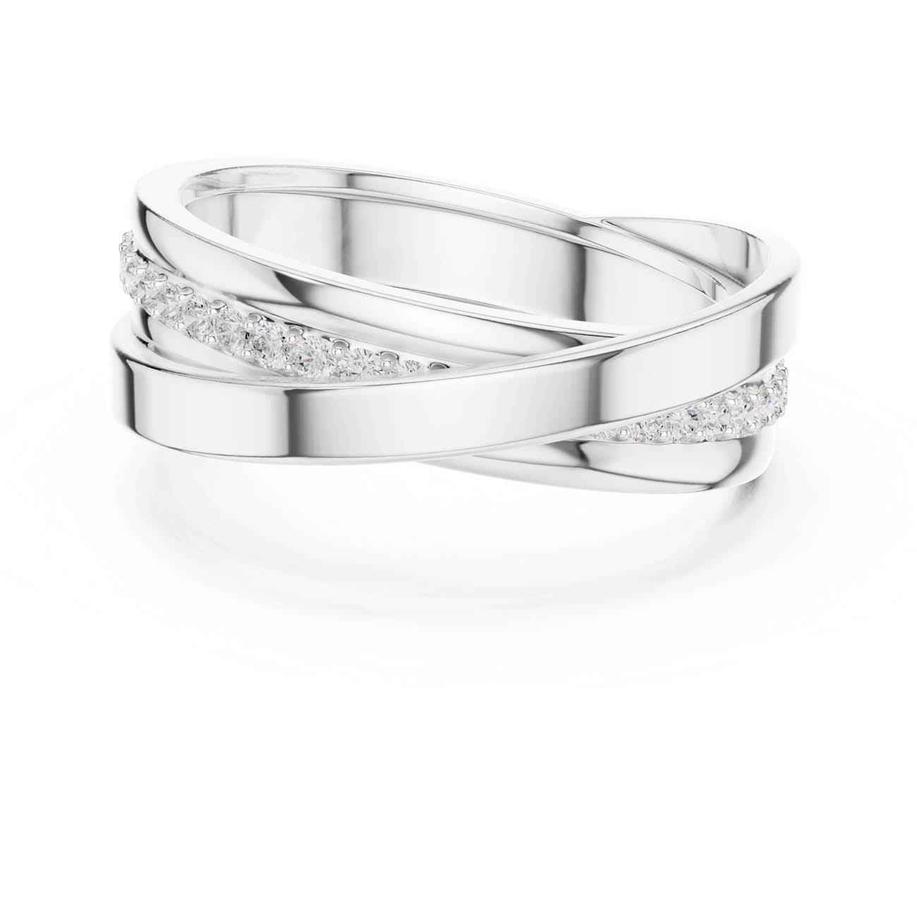.29 Ct. Twisted Diamond Band with Pavé Accents (SBMR(41)) 7