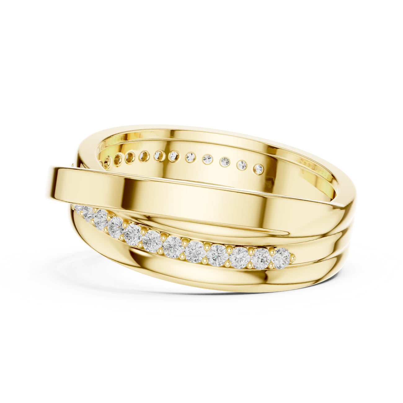 .29 Ct. Twisted Diamond Band with Pavé Accents (SBMR(41)) 4