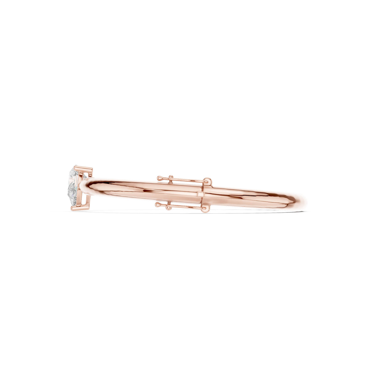 1.97 Ct. Pear Diamond Solitaire Bangle Bracelet (SBWB (34)) 11