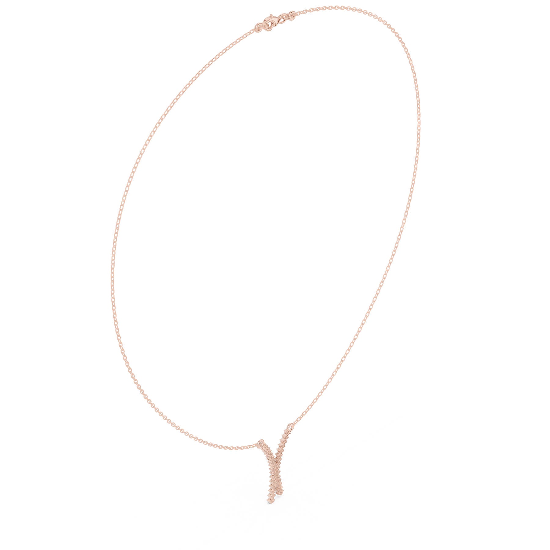 .37 Ct. Crossed V-Shape Round Diamond Pendant Necklace (SBWN (46)) 4