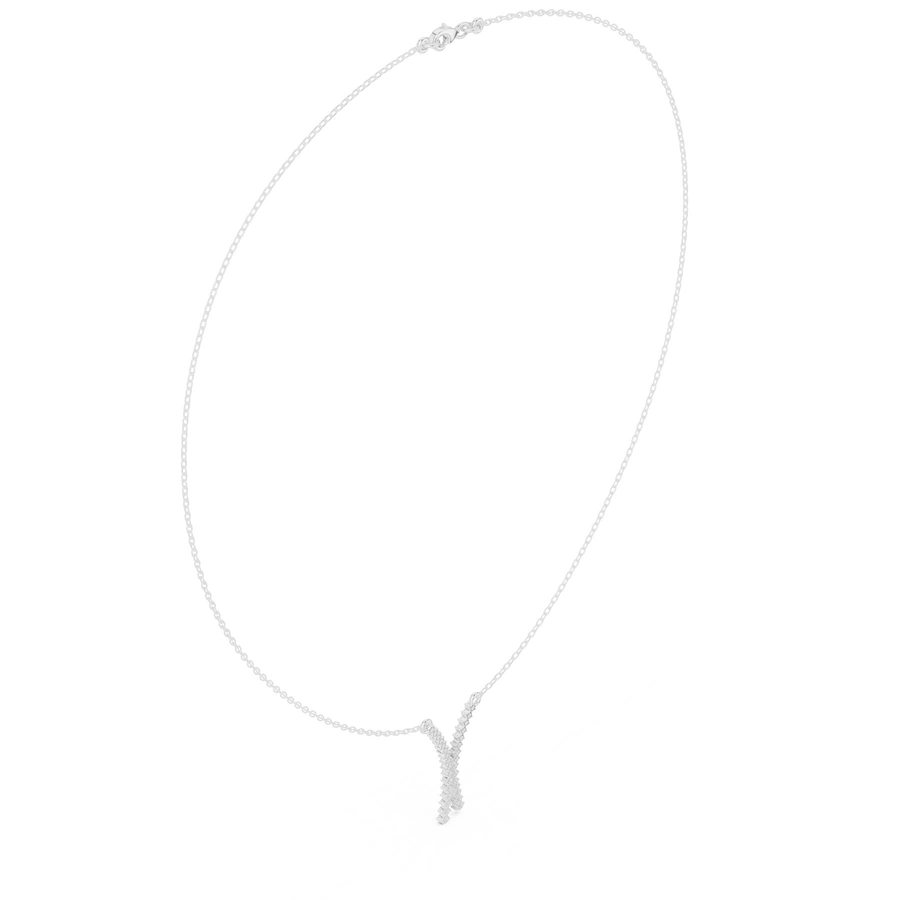 .37 Ct. Crossed V-Shape Round Diamond Pendant Necklace (SBWN (46)) 13