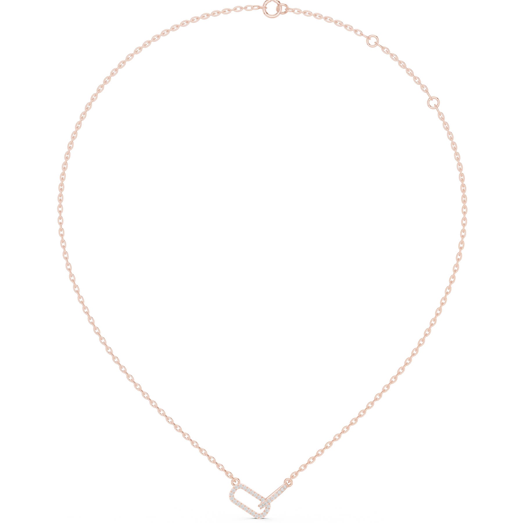 .30 Ct. Interlocking Diamond Link Pendant Necklace (SBWN (50)) 11