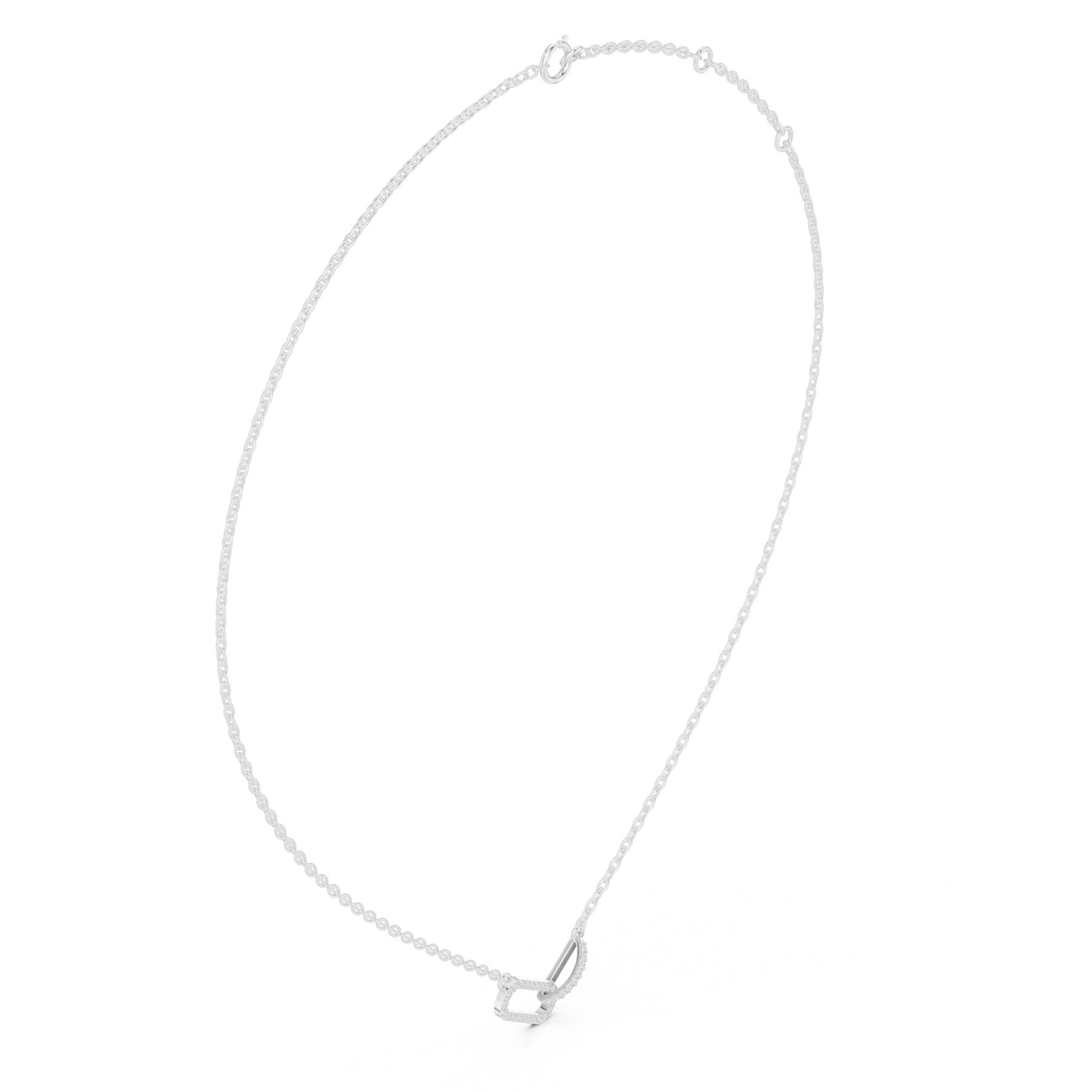 .30 Ct. Interlocking Diamond Link Pendant Necklace (SBWN (50)) 12