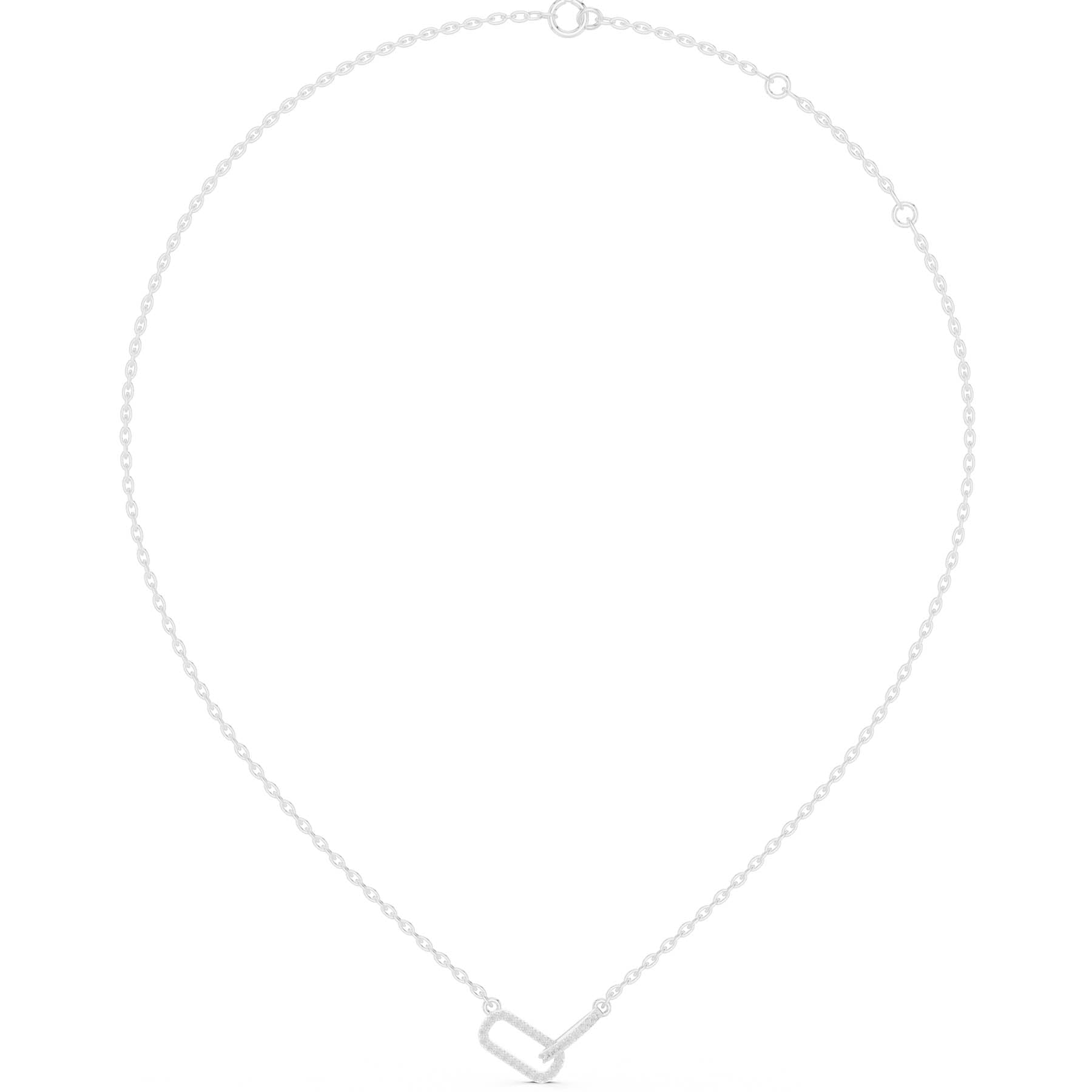 .30 Ct. Interlocking Diamond Link Pendant Necklace (SBWN (50)) 4