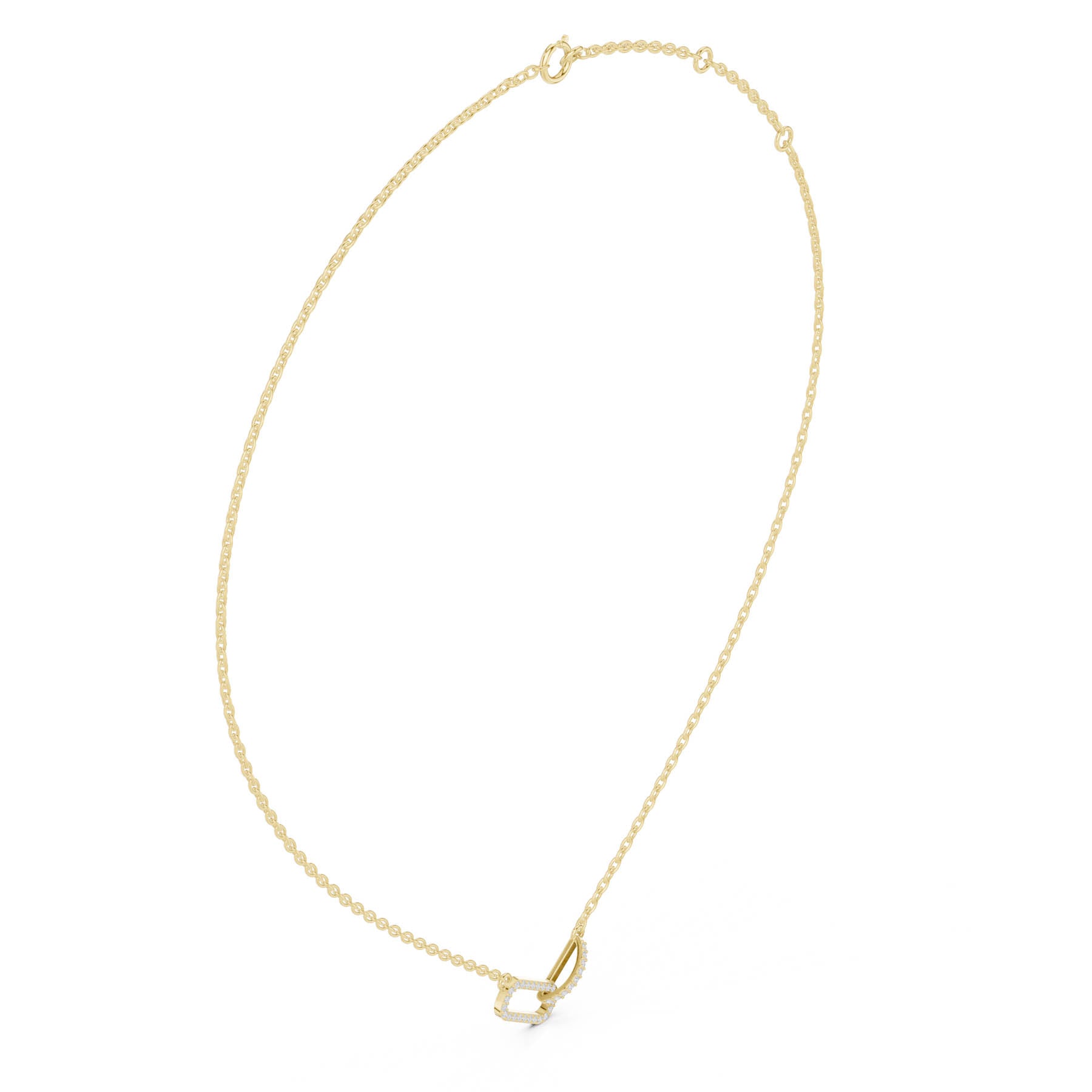 .30 Ct. Interlocking Diamond Link Pendant Necklace (SBWN (50)) 2