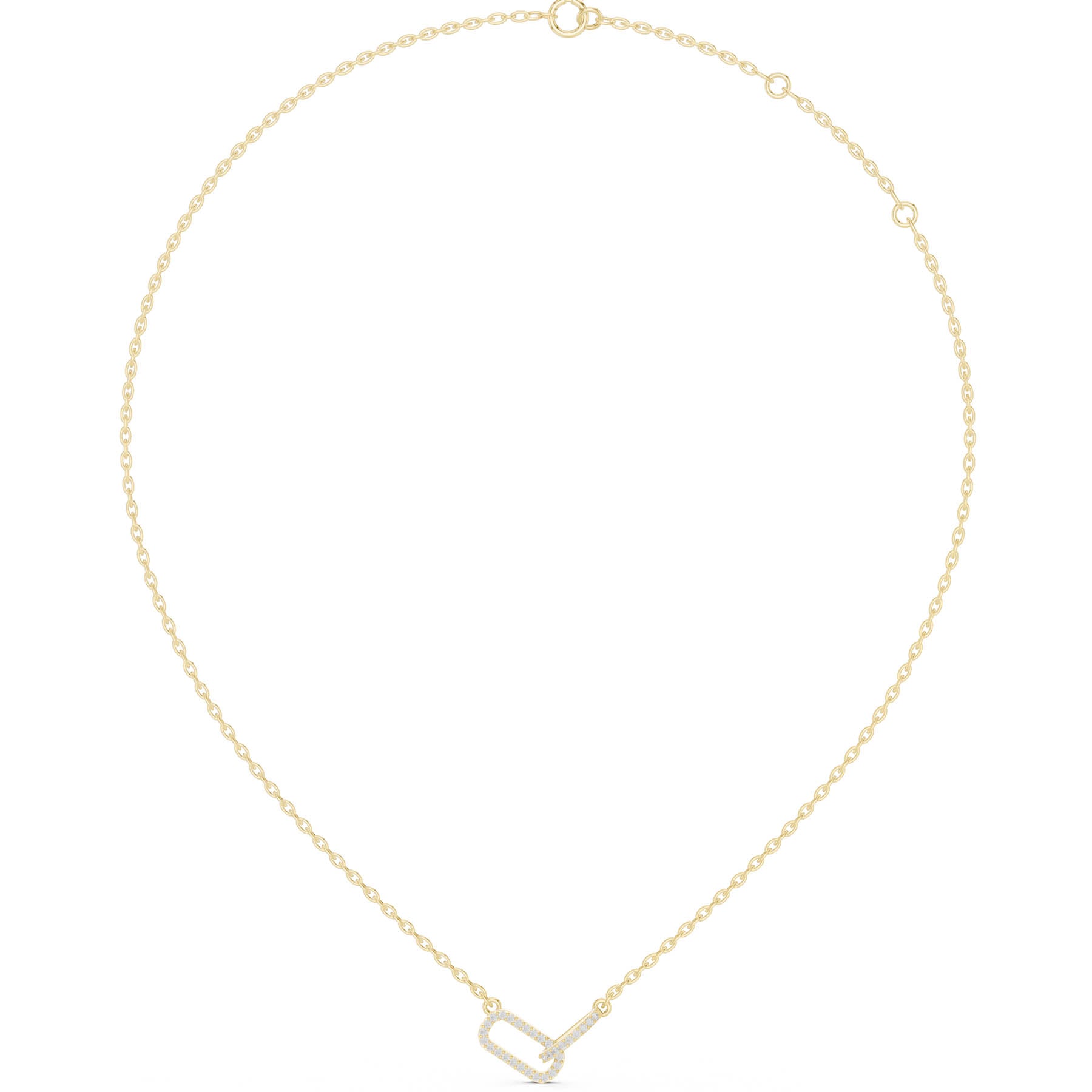.30 Ct. Interlocking Diamond Link Pendant Necklace (SBWN (50)) 7