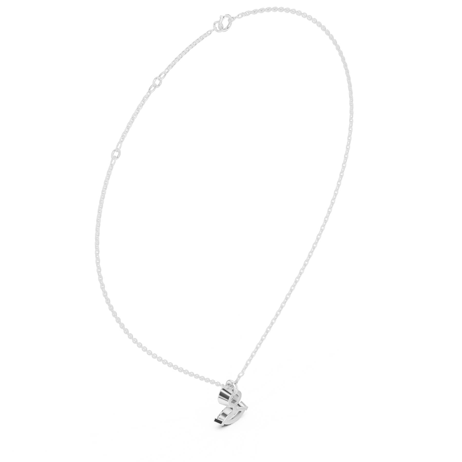 .27 Ct. Round and Marquise Diamond Two-Stone Drop Pendant Necklace (SBWN (55)) 13