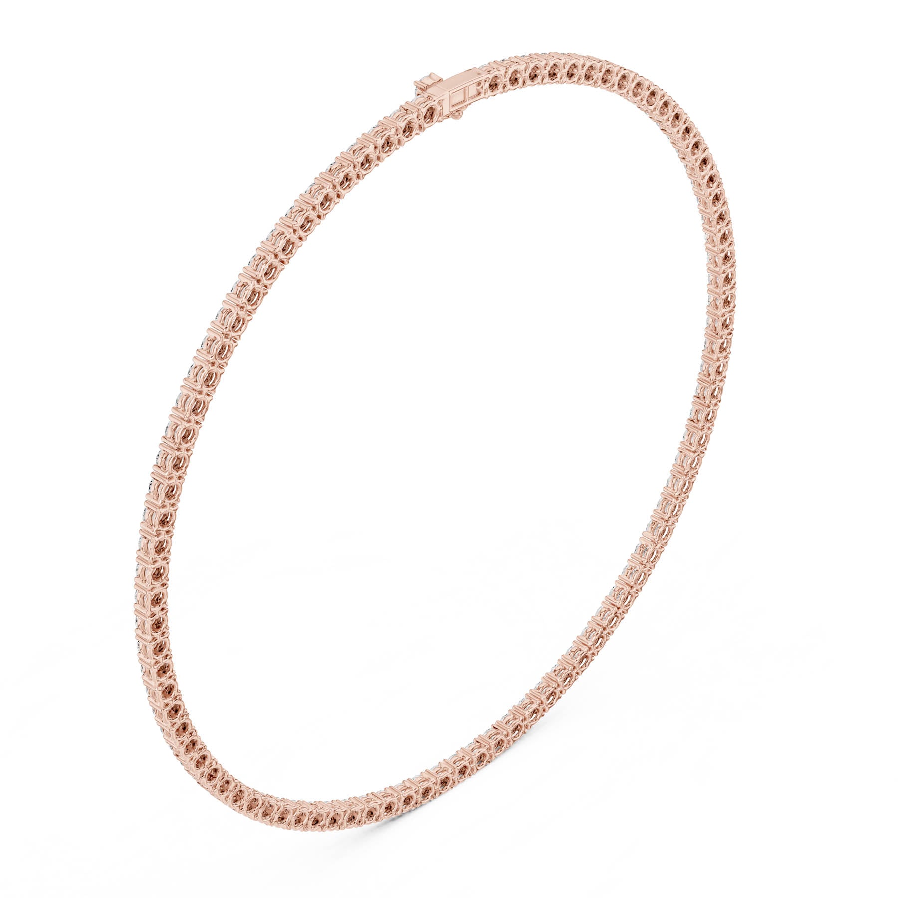 27.00 Ct. Classic Round Diamond Tennis Necklace (SBWN (8)) 6