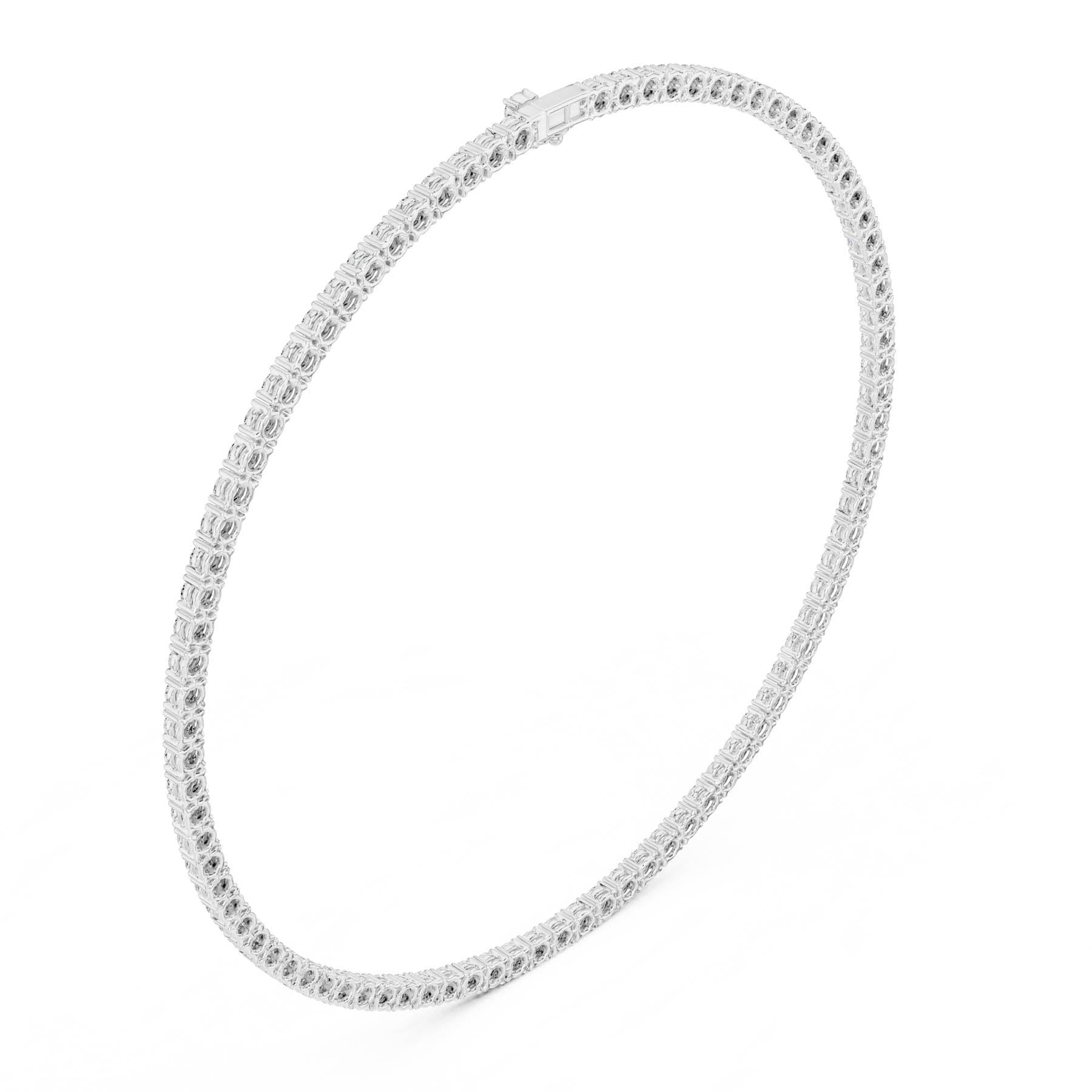 27.00 Ct. Classic Round Diamond Tennis Necklace (SBWN (8)) 13