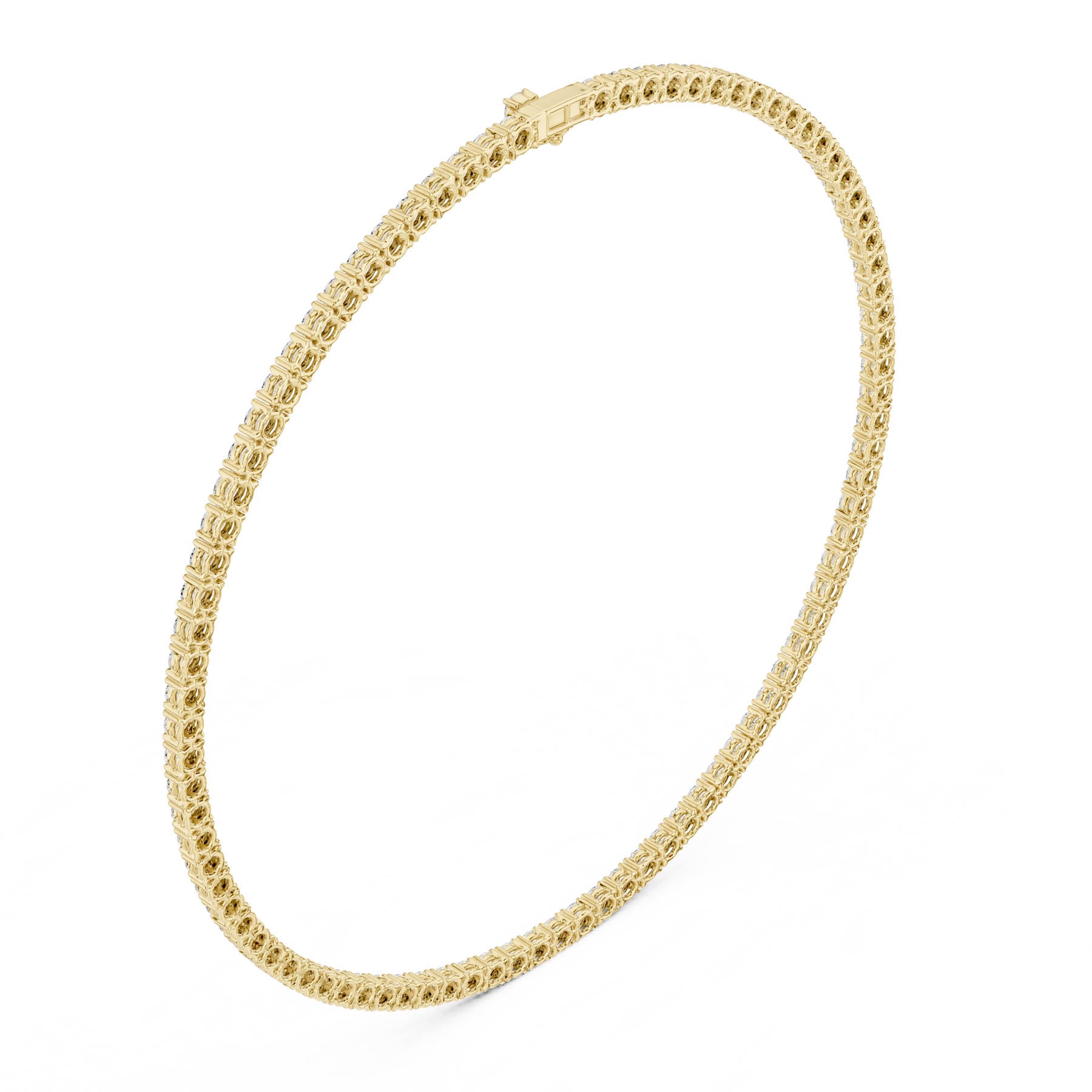 27.00 Ct. Classic Round Diamond Tennis Necklace (SBWN (8)) 4