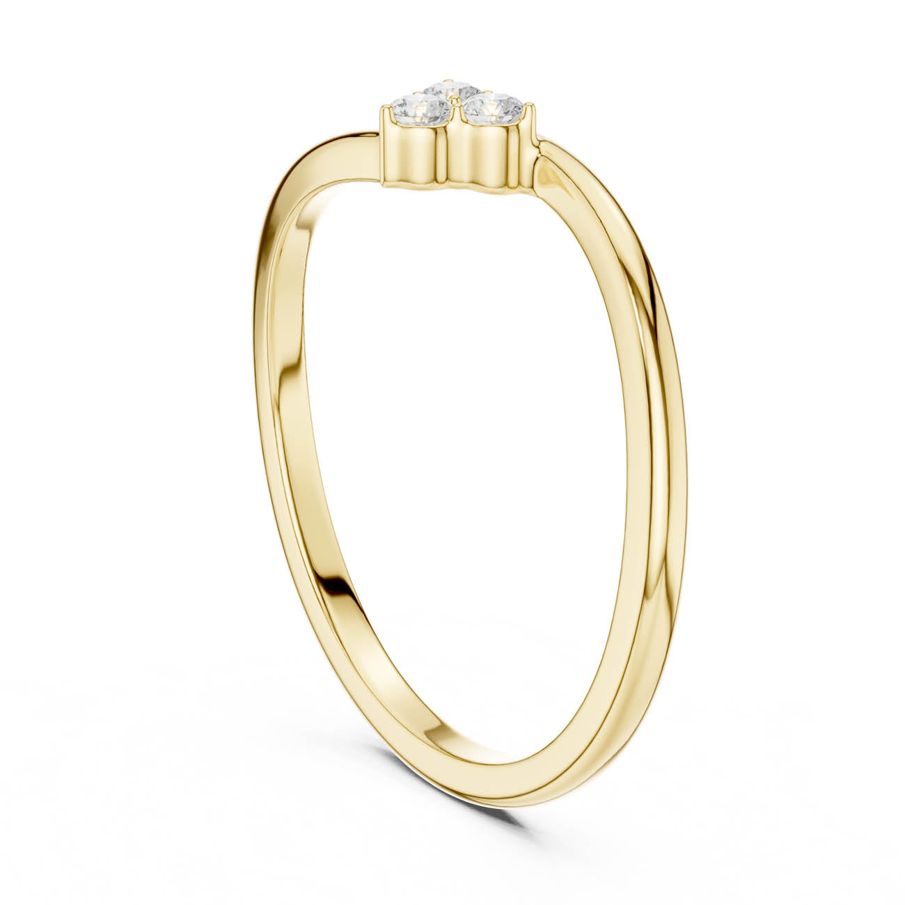 .09 Ct. Round Diamond Cluster Bypass Ring (SBWR(14)) 3