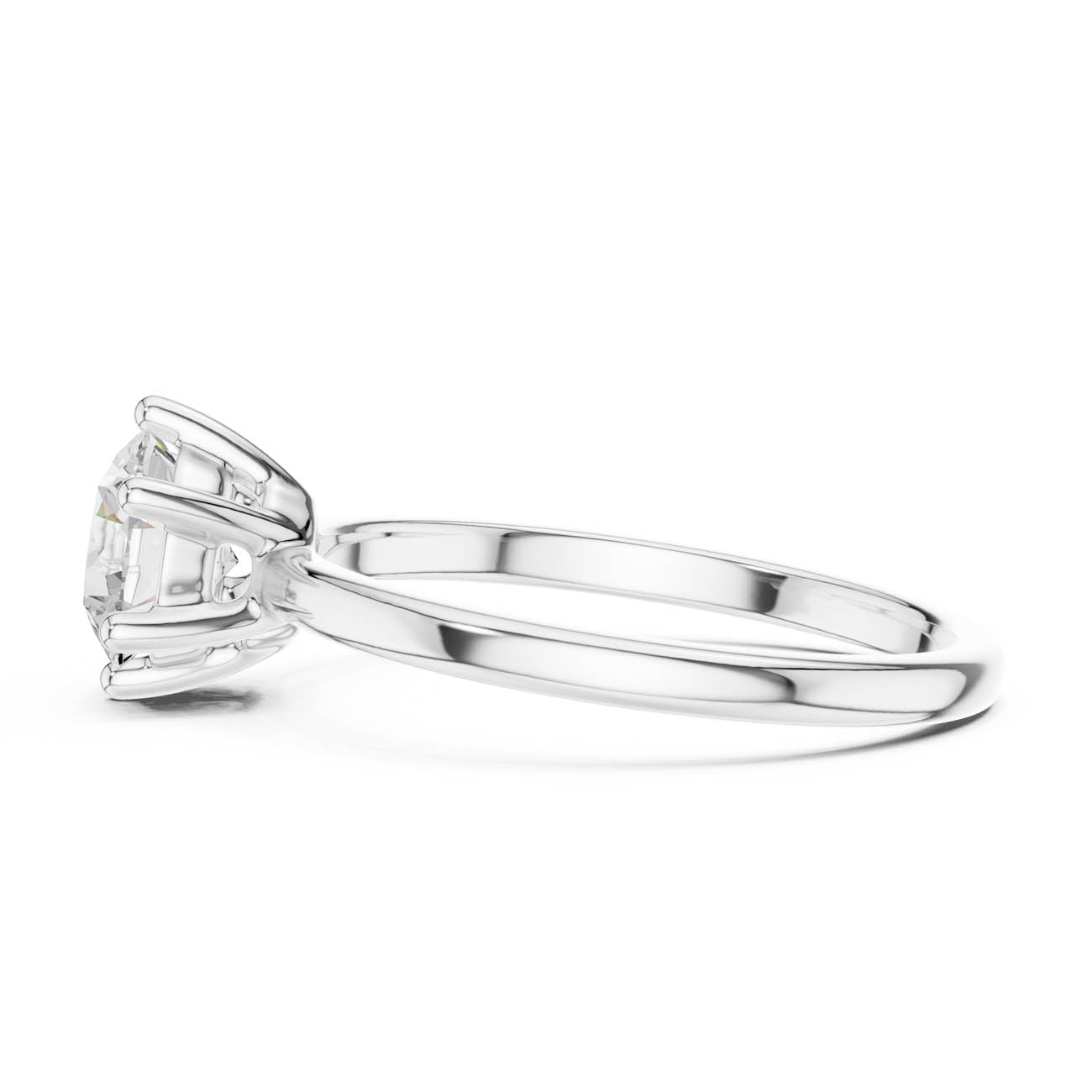 1.00 Ct. Round Diamond Solitaire with Classic Six-Prong Setting (SBWR(18)) 11