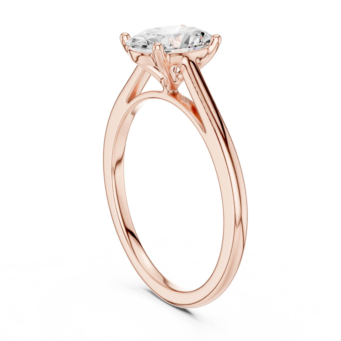 1.00 Ct. Oval Diamond Solitaire with Classic Four-Prong Setting (SBWR(19)) 9