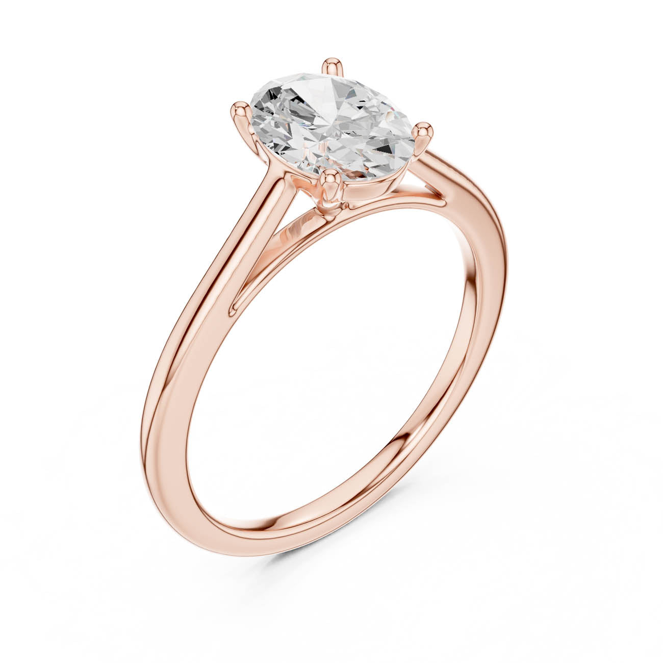 1.00 Ct. Oval Diamond Solitaire with Classic Four-Prong Setting (SBWR(19)) 6