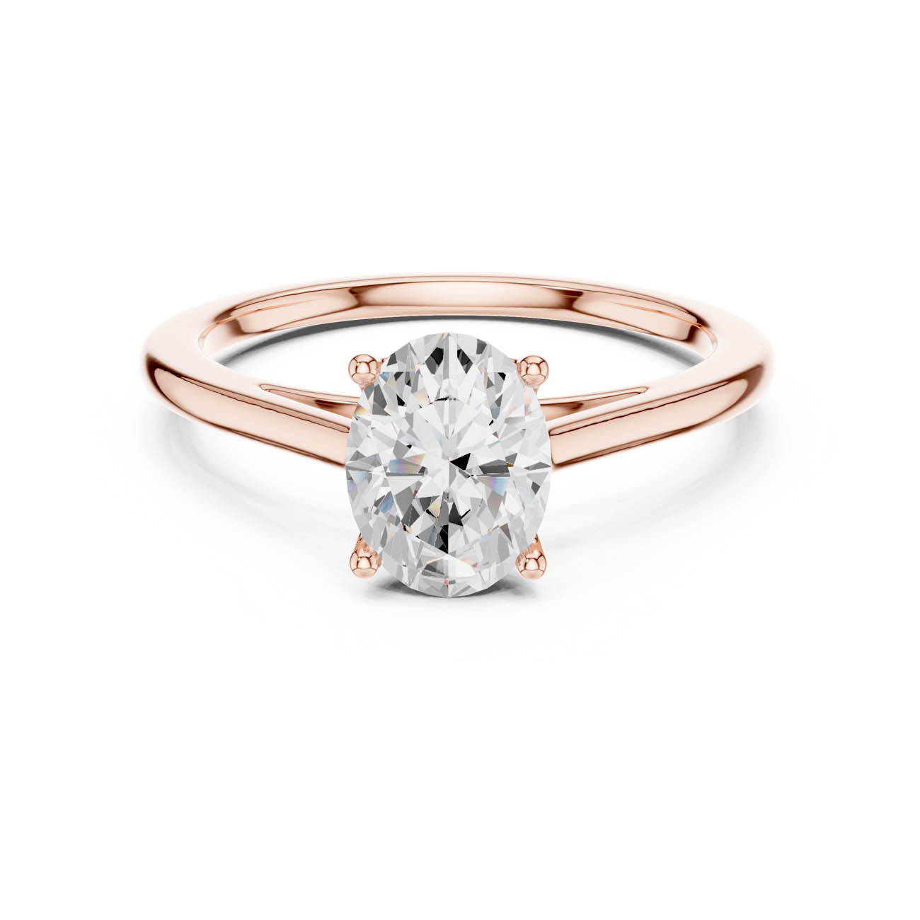 1.00 Ct. Oval Diamond Solitaire with Classic Four-Prong Setting (SBWR(19)) 7