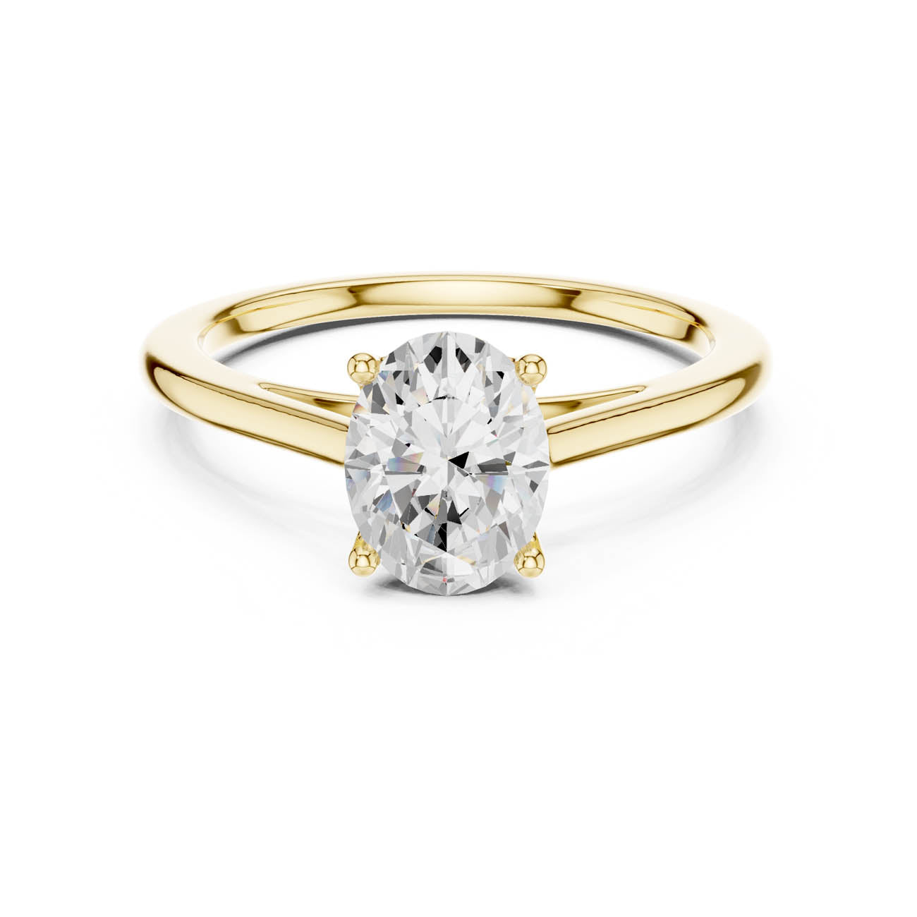 1.00 Ct. Oval Diamond Solitaire with Classic Four-Prong Setting (SBWR(19)) 5