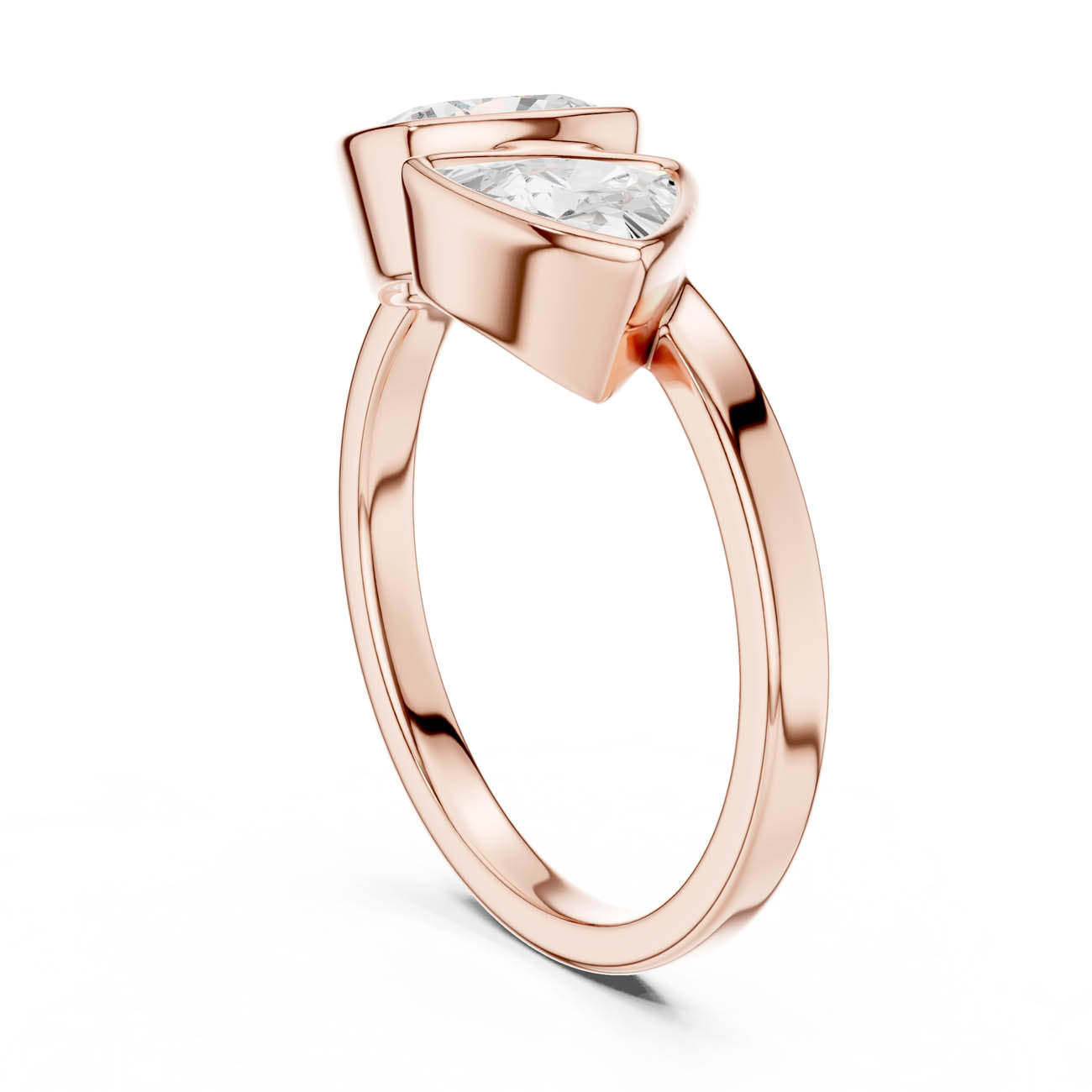1.95 Ct. Cushion and Trillion Diamond Two-Stone Ring (SBWR(27)) 8