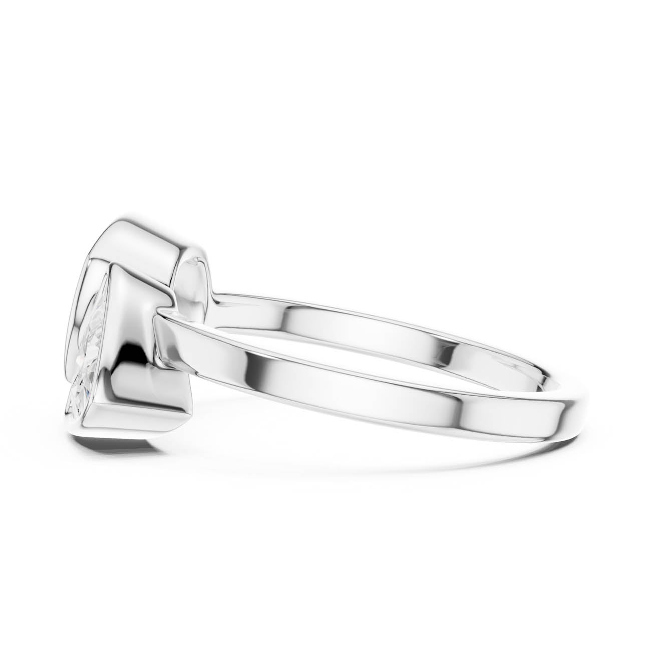 1.95 Ct. Cushion and Trillion Diamond Two-Stone Ring (SBWR(27)) 12