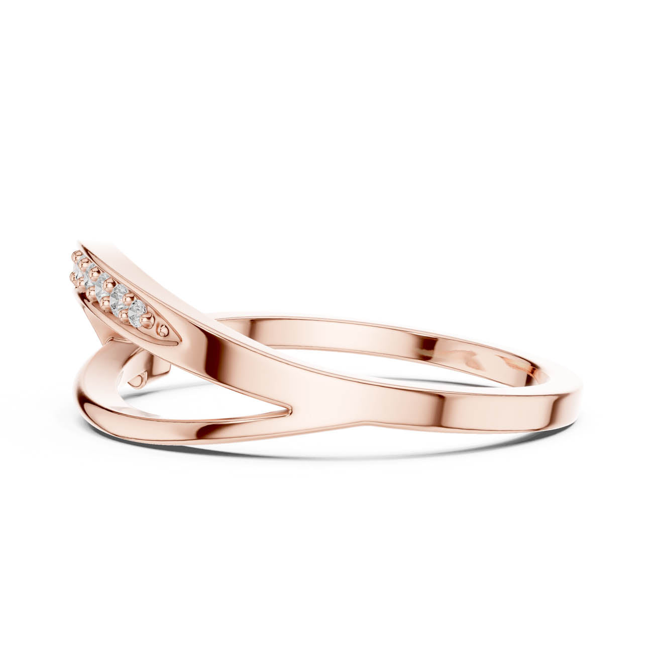.11 Ct. Diamond Bypass Pavé Band Ring (SBWR(2)) 12