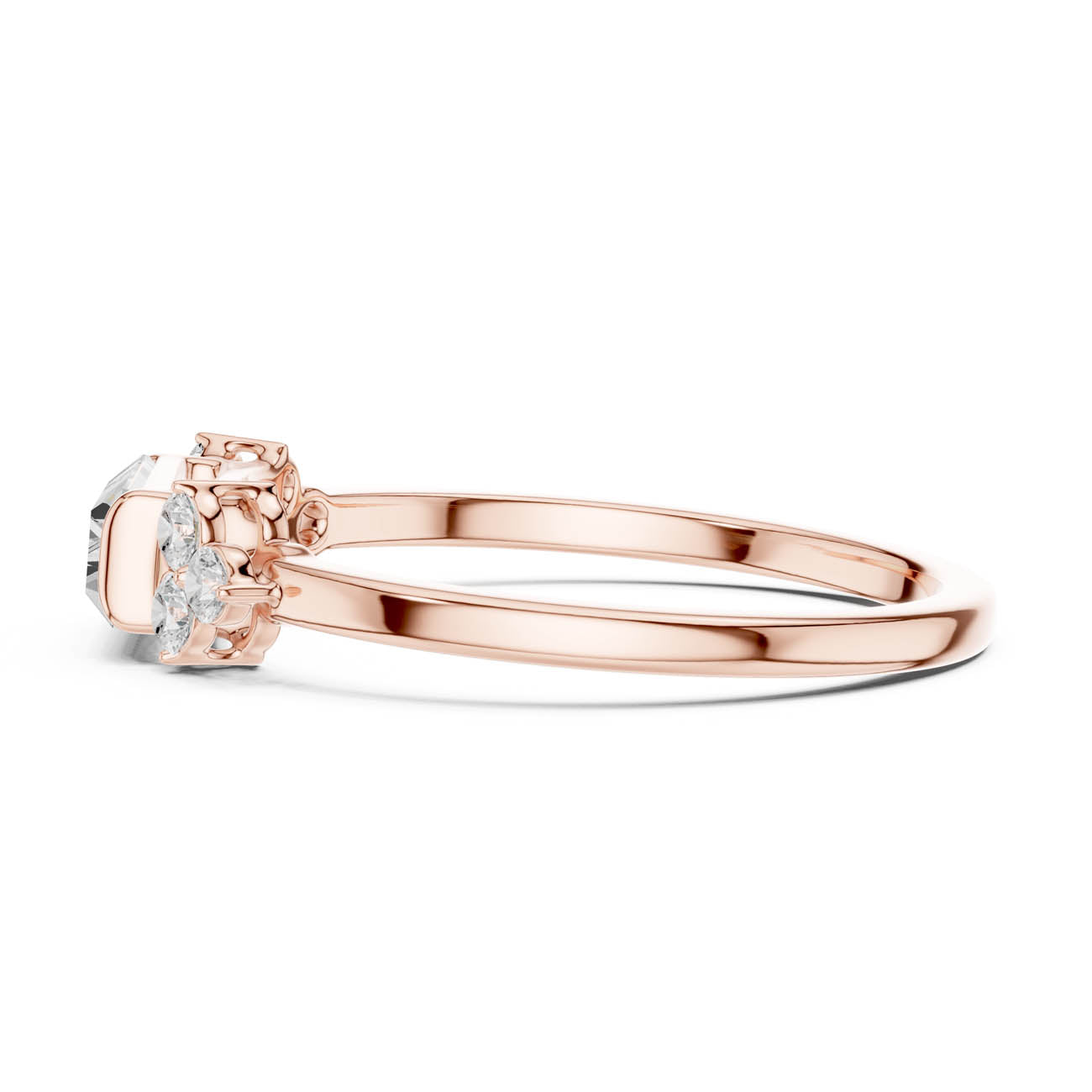 .50 Ct. Baguette Cut Diamond Solitaire with Side Accent Stones (SBWR(54)) 11