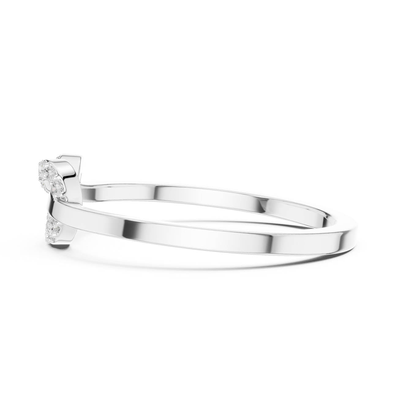 .11 Ct. Diamond Heart Knot Band Ring (SBWR(5)) 12