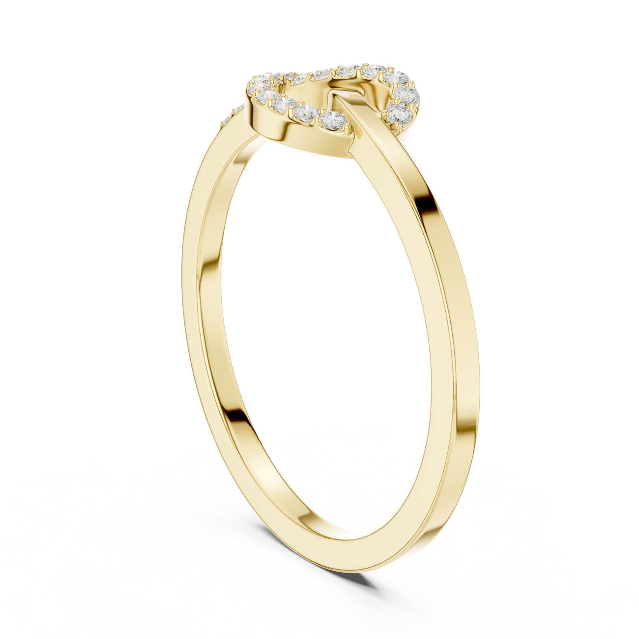 .11 Ct. Diamond Heart Knot Band Ring (SBWR(5)) 3