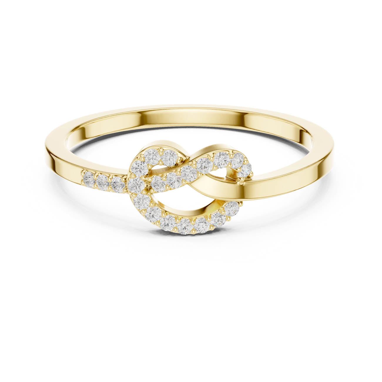 .11 Ct. Diamond Heart Knot Band Ring (SBWR(5)) 5